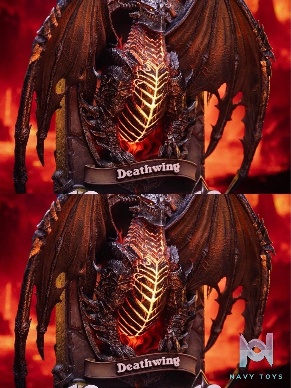 Deathwing Art - Heartstone - Blizzard Entertainment & HEX Collectibles resin statue Blizzard Hearthstone anime figure
