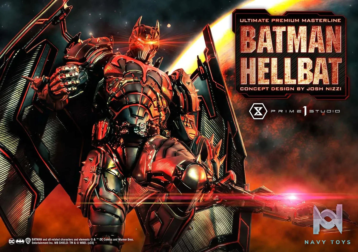 Prime 1 Studio – Ultimate Premium Masterline Batman (Comics) Batman Hellbat Concept Design by Josh Nizzi UPMDC-06 UPMDC-06DX UPMDC-06DXS (Licensed)