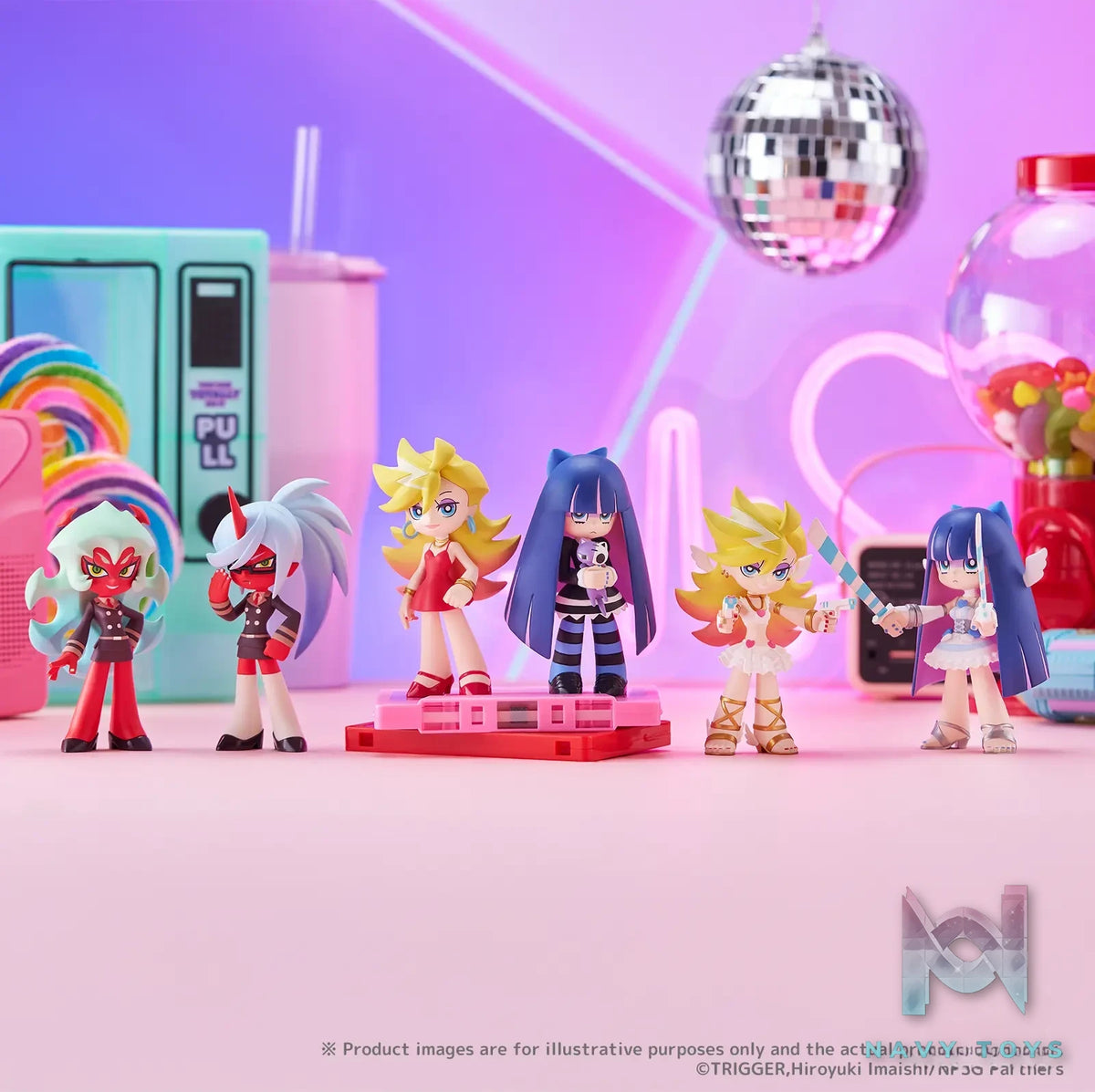 Bushiroad Creative – PalVerse New PANTY X STOCKING with GARTERBELT Set Of 6 (Licensed)
