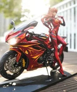 Aetheria Studio X SX Studio - Asuka Langley Sohryu Motorcycle Girl Neon Genesis Evangelion resin statue Navy Toys anime figure