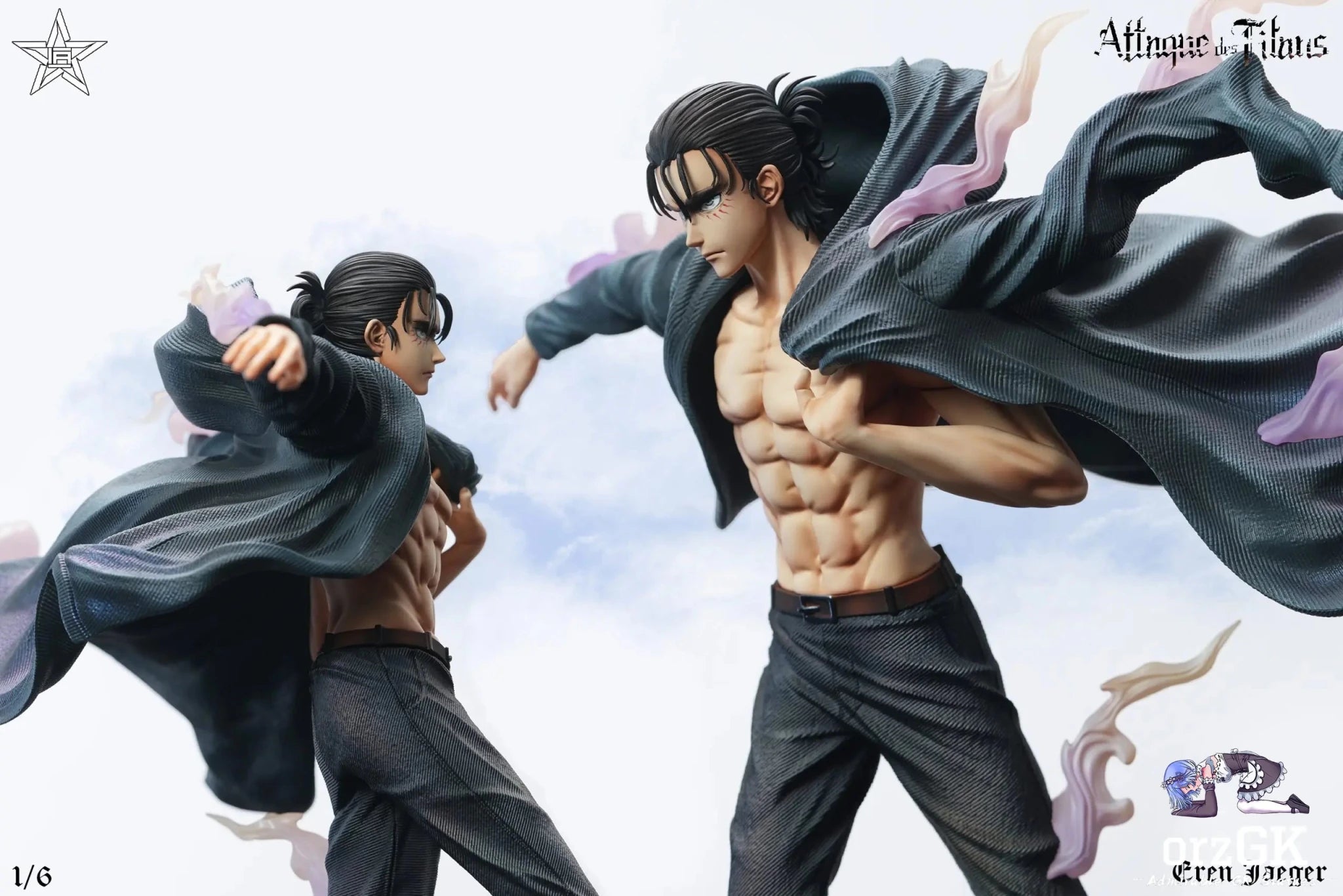 Craftsman Studio - Eren Clothing Attack on Titan resin statue Navy Toys anime figure