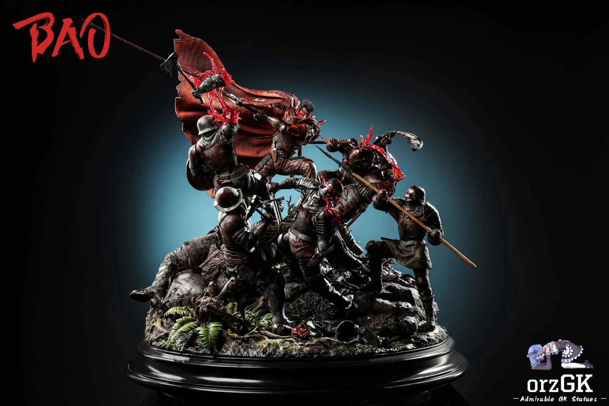 Hundred-Man Slayer Series II Guts - Berserk - Bao Studio (Eagle Dark Studio) resin statue Navy Toys anime figure