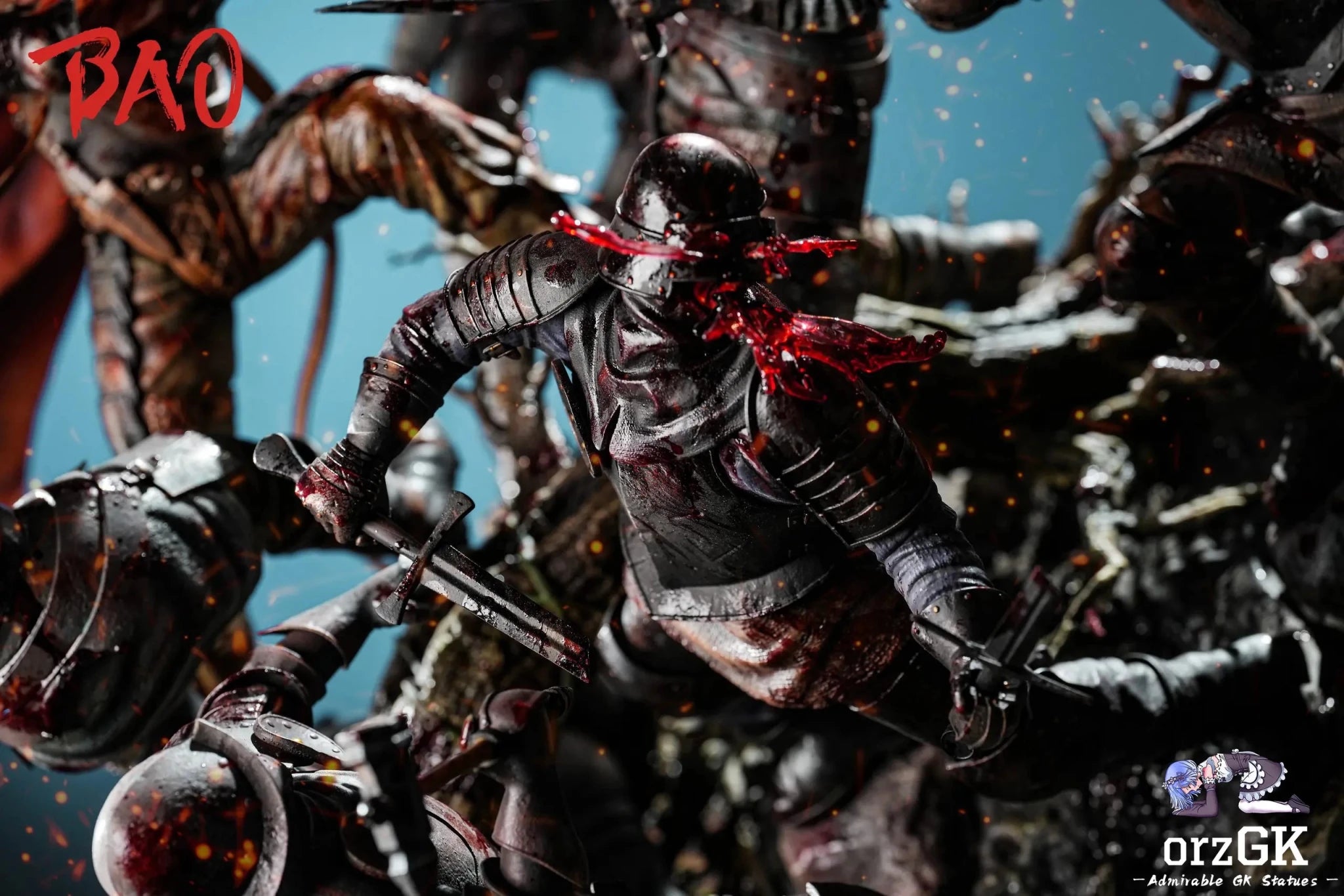 Hundred-Man Slayer Series II Guts - Berserk - Bao Studio (Eagle Dark Studio) resin statue Navy Toys anime figure