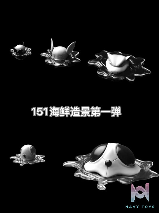 YI ZHI QIAN BI Studio – Pokémon Squirtle Evolution Set&Tentacool Evolution Set