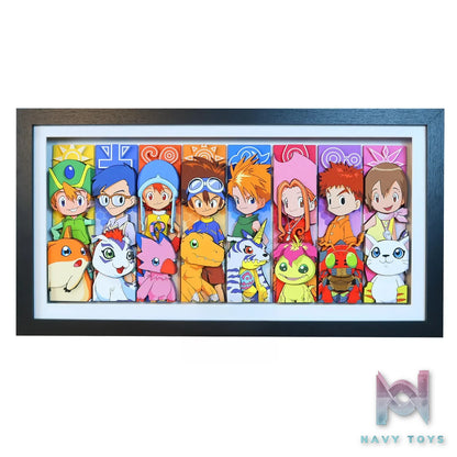 KALA HOME Studio – Digimon Multiple Characters #03 3D Decorative Painting Digimon