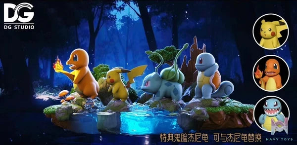 DG Studio - Pokemon - Night Adventure Team resin statue DG Studio anime figure