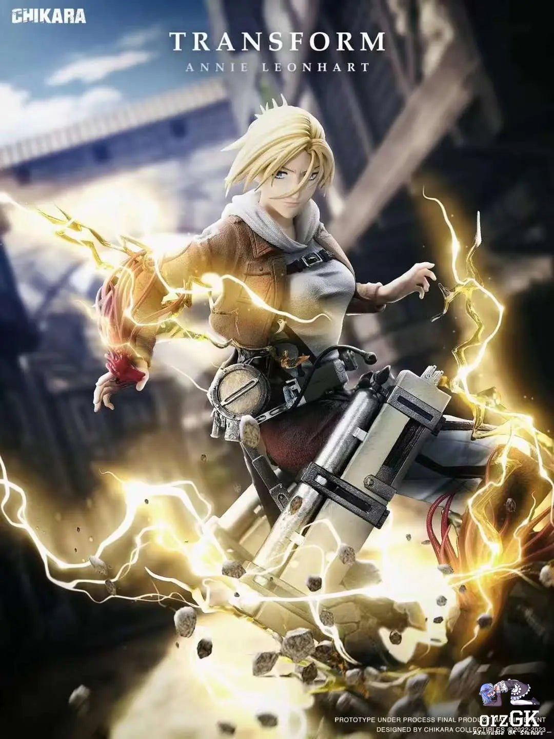 CHIKARA Studio - Attack on Titan Annie Leonhart resin statue Navy Toys anime figure