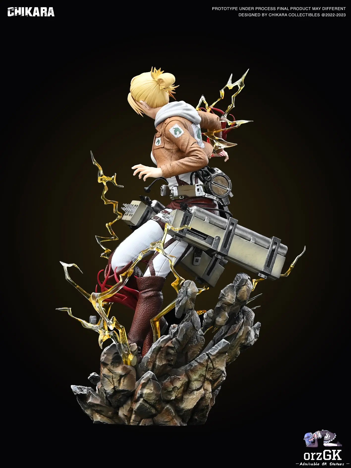 CHIKARA Studio - Attack on Titan Annie Leonhart resin statue Navy Toys anime figure