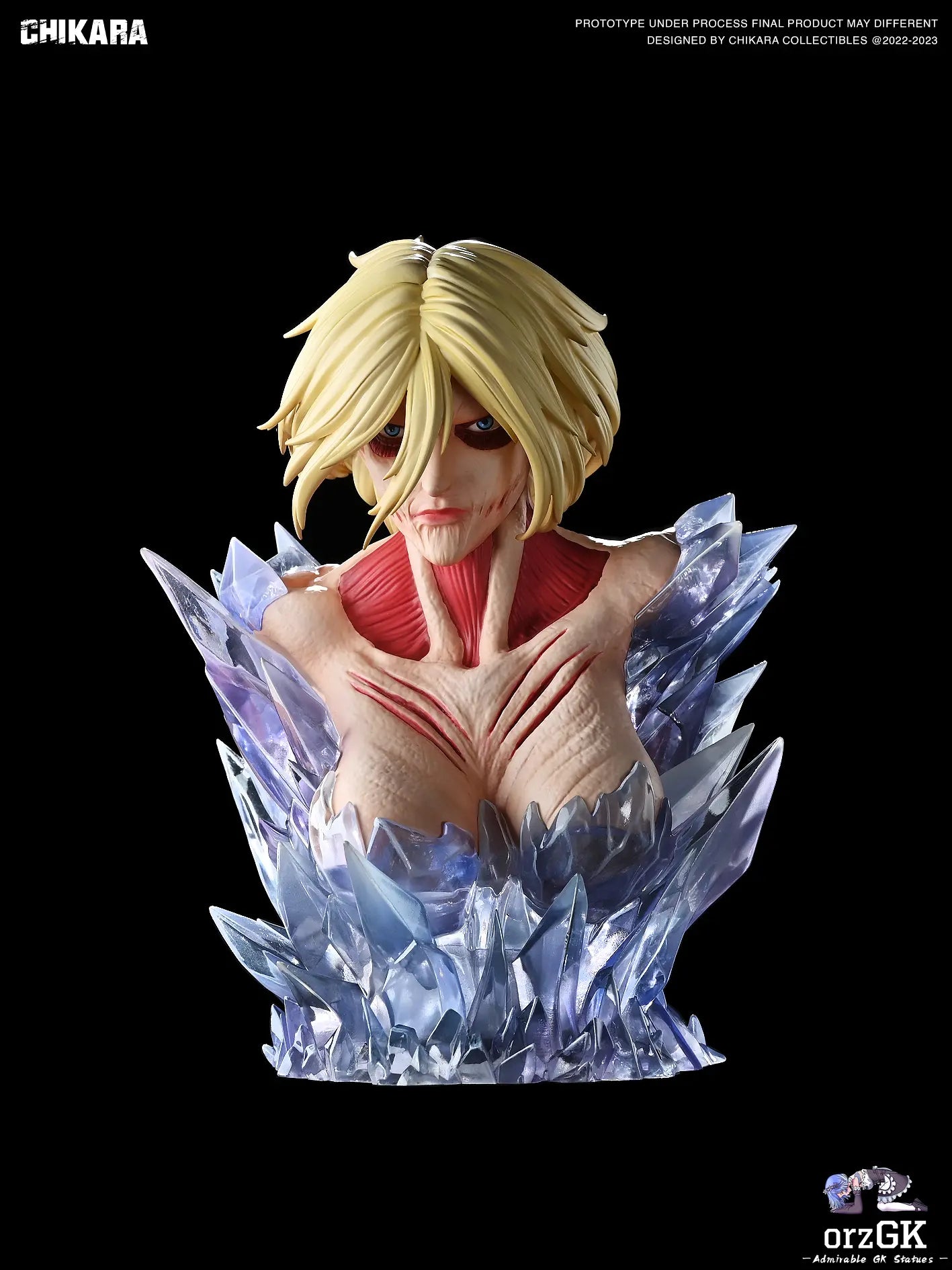 CHIKARA Studio - Attack on Titan Annie Leonhart resin statue Navy Toys anime figure
