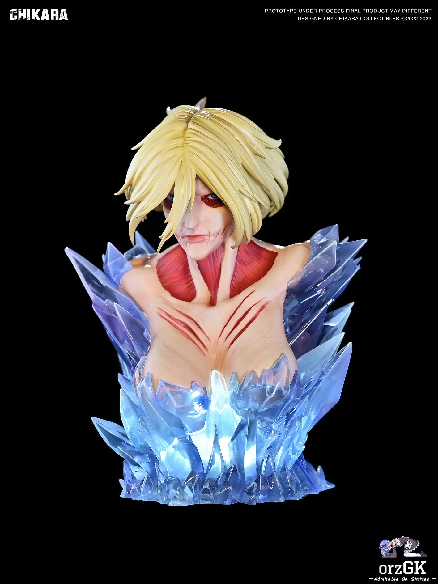 CHIKARA Studio - Attack on Titan Annie Leonhart resin statue Navy Toys anime figure