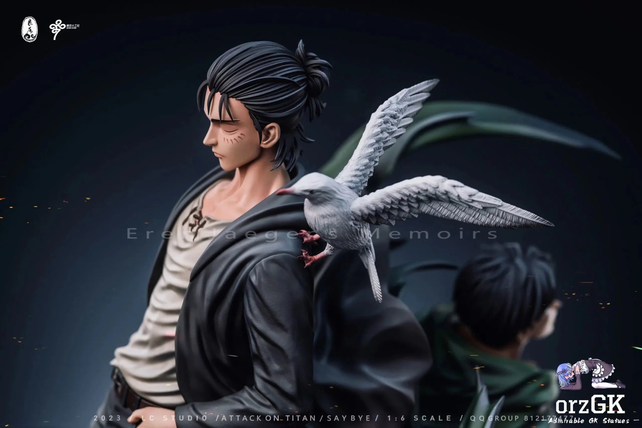 LC Studio - Attack on Titan Memories of Eren resin statue Navy Toys anime figure
