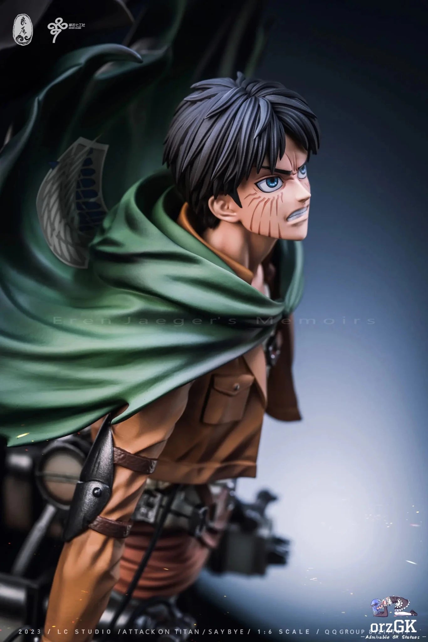 LC Studio - Attack on Titan Memories of Eren resin statue Navy Toys anime figure