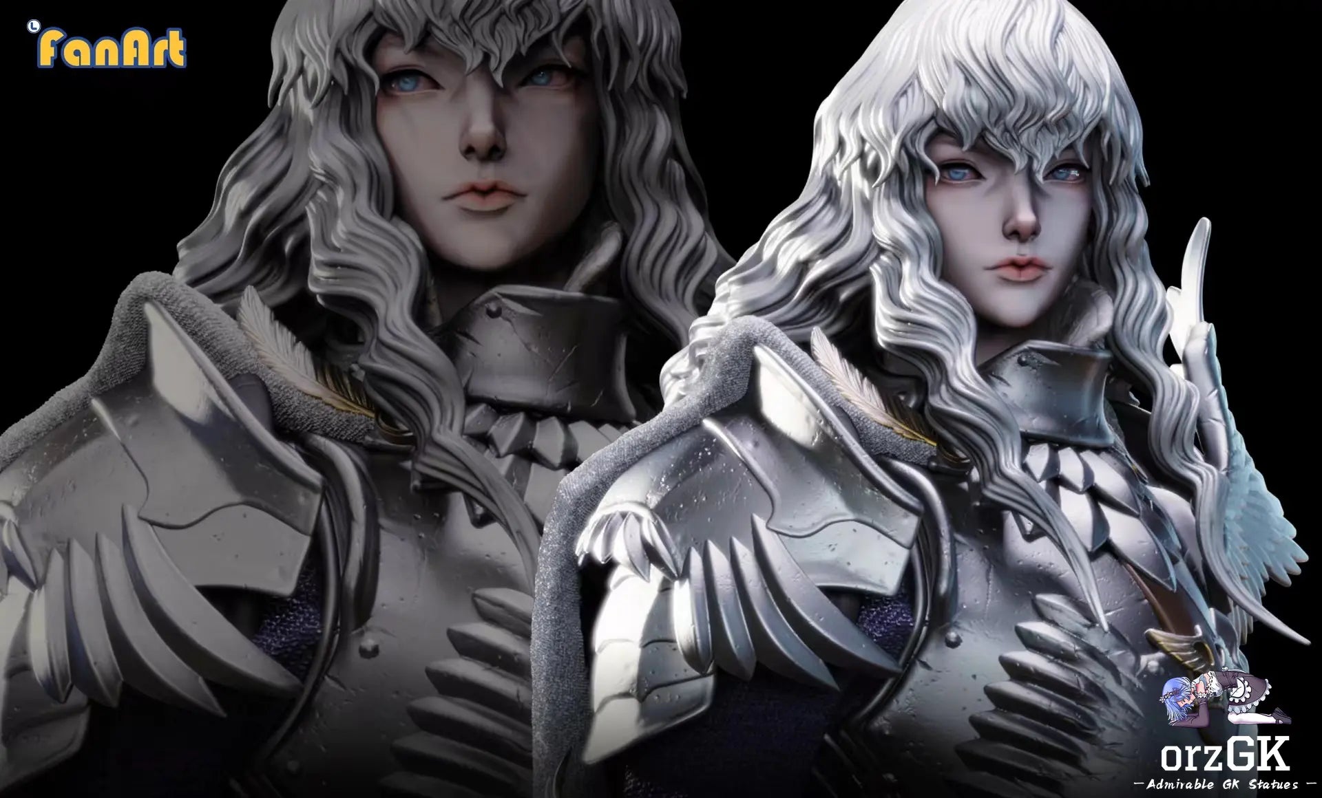 Griffith - Berserk - Fanart Studio resin statue Navy Toys anime figure