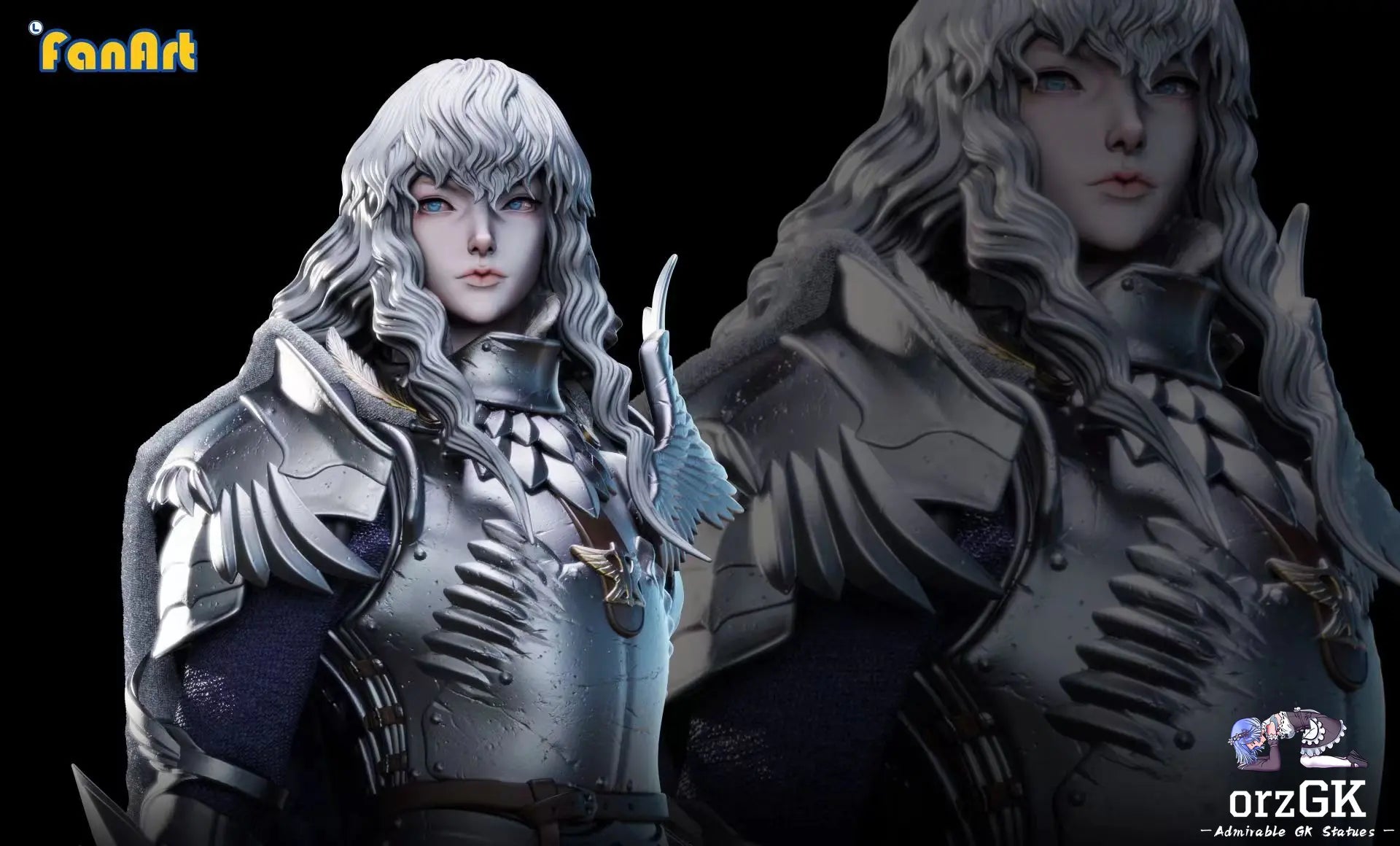 Griffith - Berserk - Fanart Studio resin statue Navy Toys anime figure