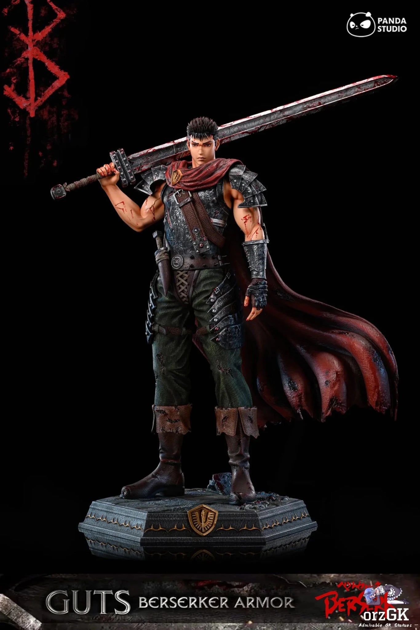 Black Saber Guts - Berserk - Panda Studio resin statue Navy Toys anime figure
