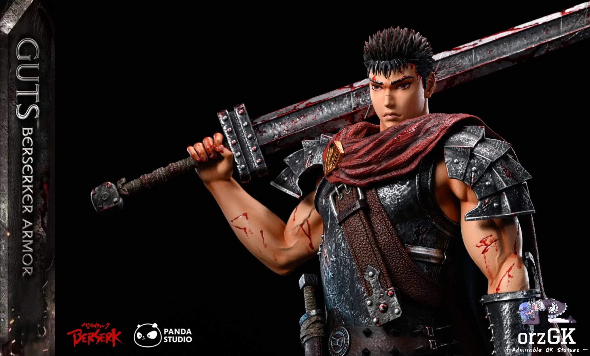 Black Saber Guts - Berserk - Panda Studio resin statue Navy Toys anime figure