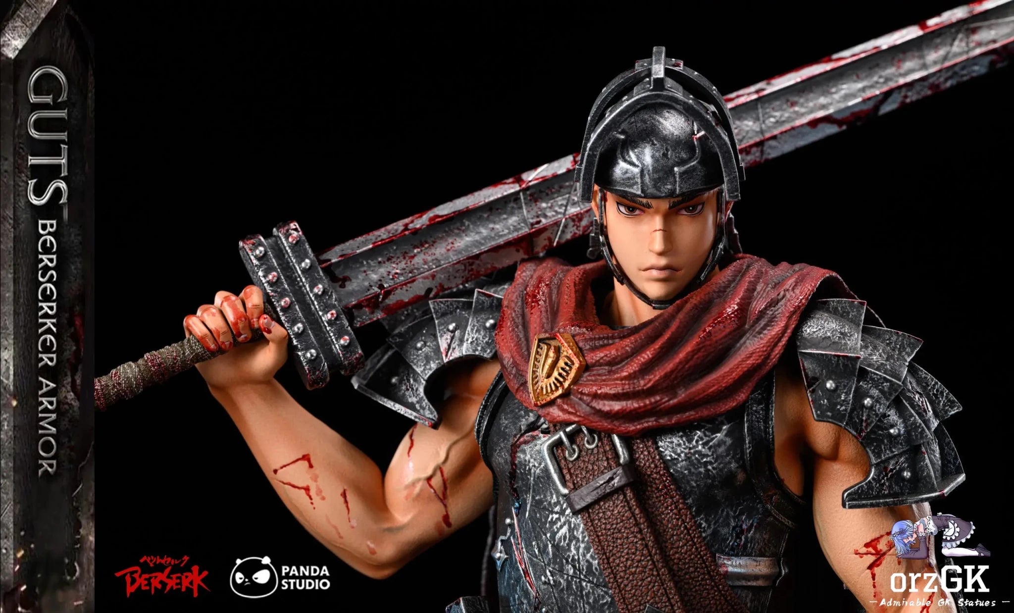 Black Saber Guts - Berserk - Panda Studio resin statue Navy Toys anime figure