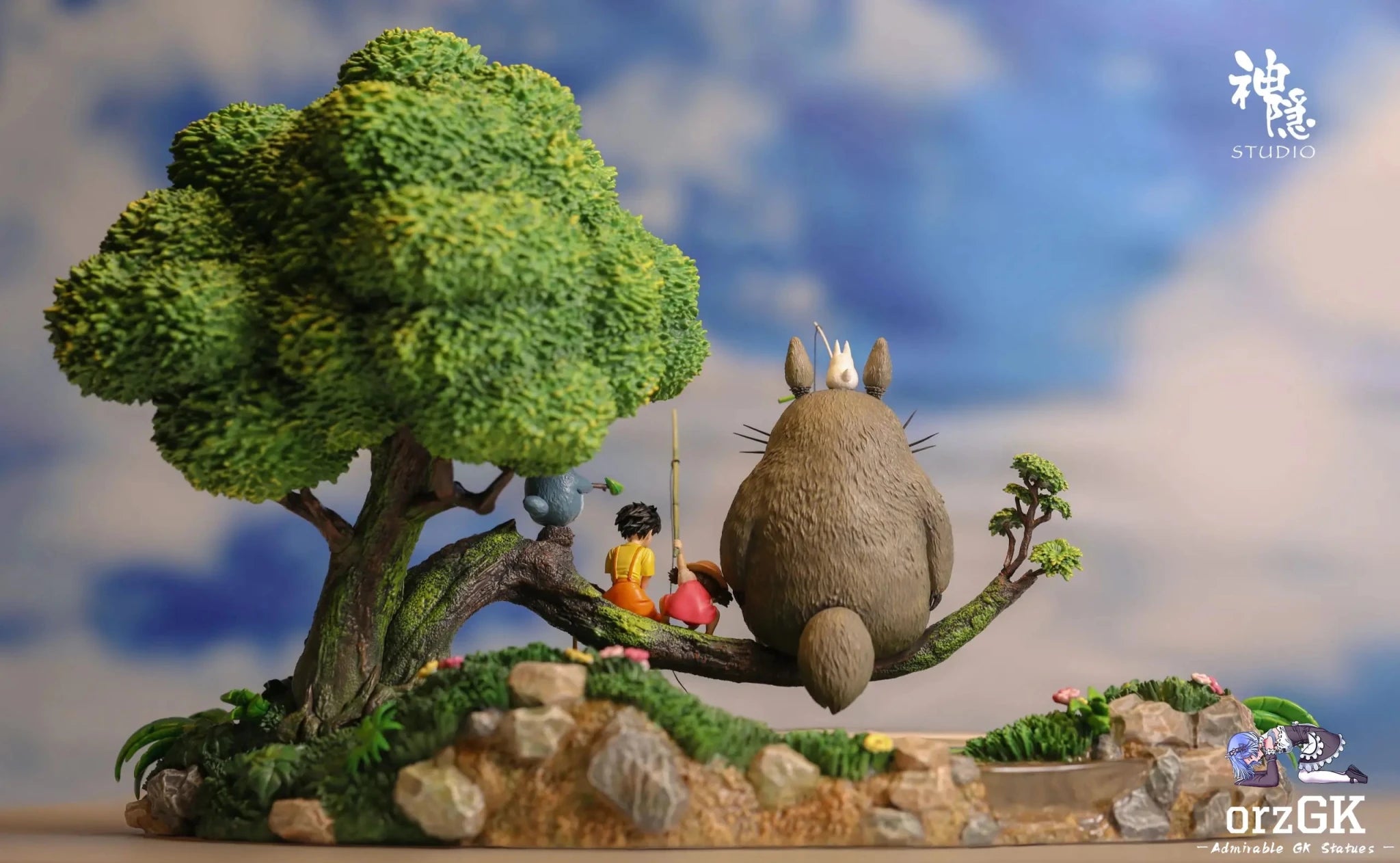 Shen Yin Studio - My Neighbor Totoro The cozy moments of midsummer resin statue Navy Toys anime figure