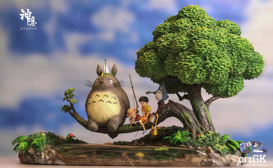 Shen Yin Studio - My Neighbor Totoro The cozy moments of midsummer resin statue Navy Toys anime figure