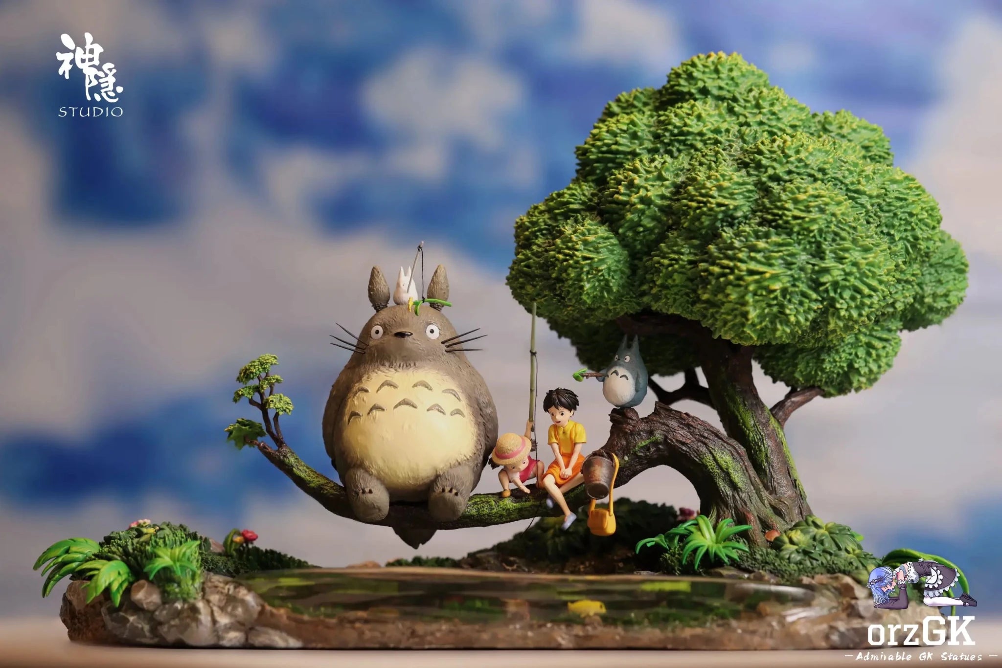 Shen Yin Studio - My Neighbor Totoro The cozy moments of midsummer resin statue Navy Toys anime figure