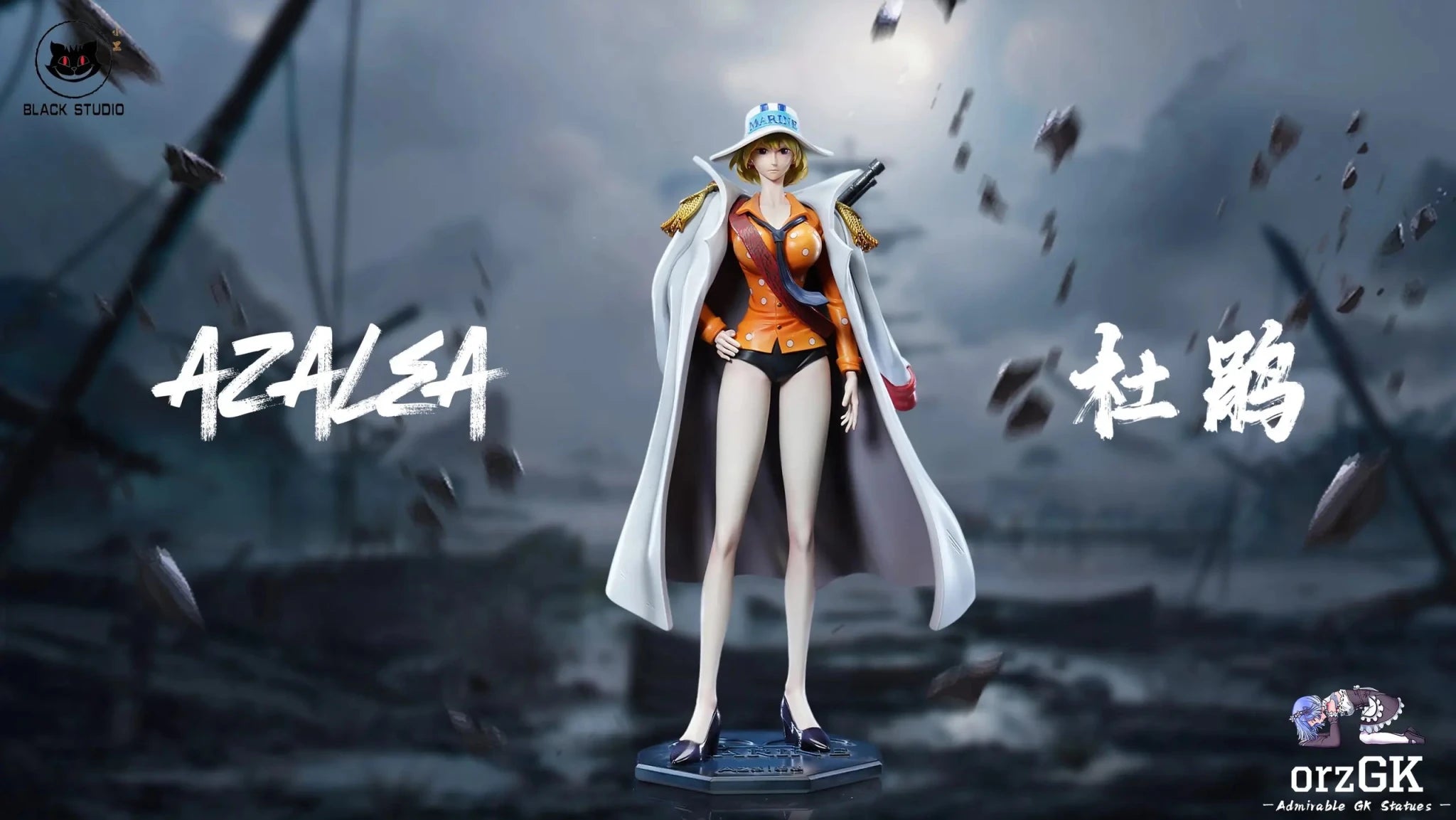 Black Studio - One Piece Navy Series 25 Isuka & Hototogisu resin statue Navy Toys anime figure