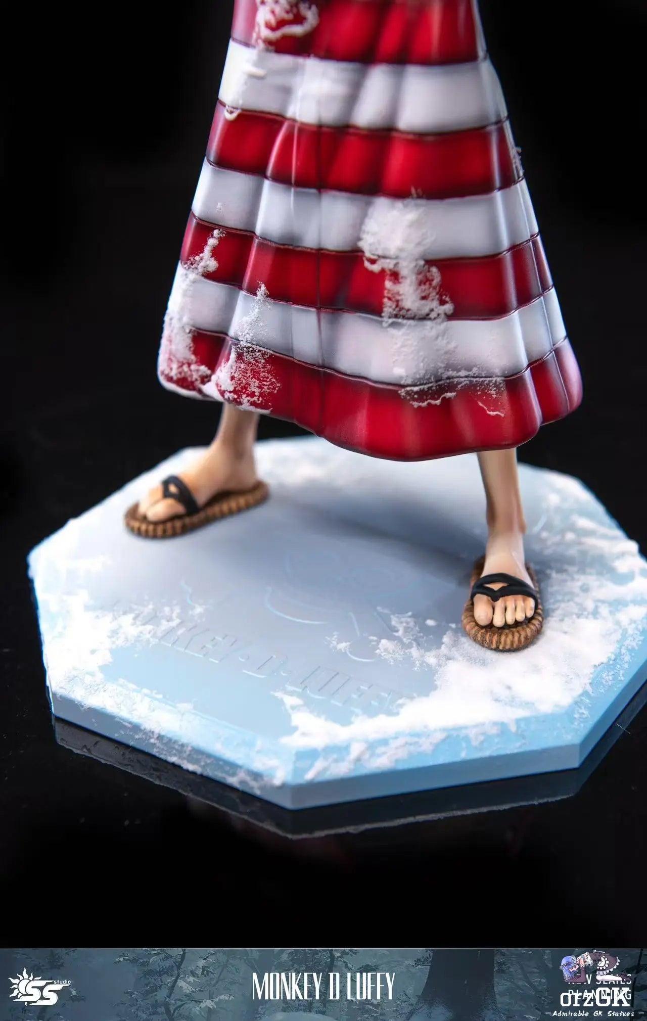 SS Studio - One Piece Punk Hazard & Dressrosa 4 Luffy resin statue Navy Toys anime figure
