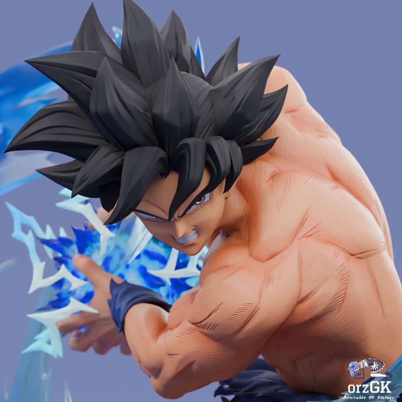 Player 1 Studio - Dragon Ball Son Goku Master Ultra Instinct resin statue Navy Toys anime figure