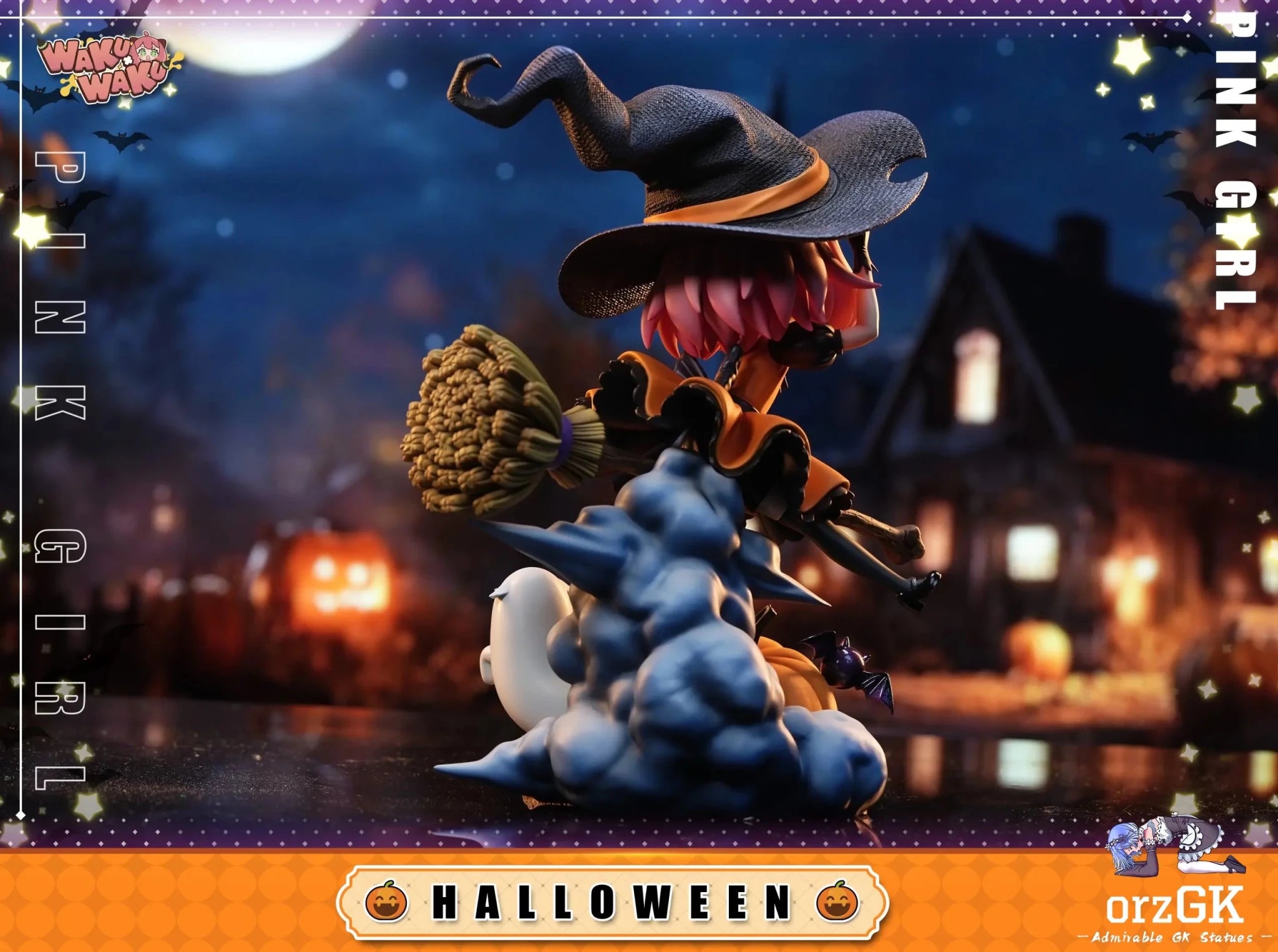 WakuWaku Studio - Spy x Family 2024 Halloween Anya Forger resin statue Navy Toys anime figure