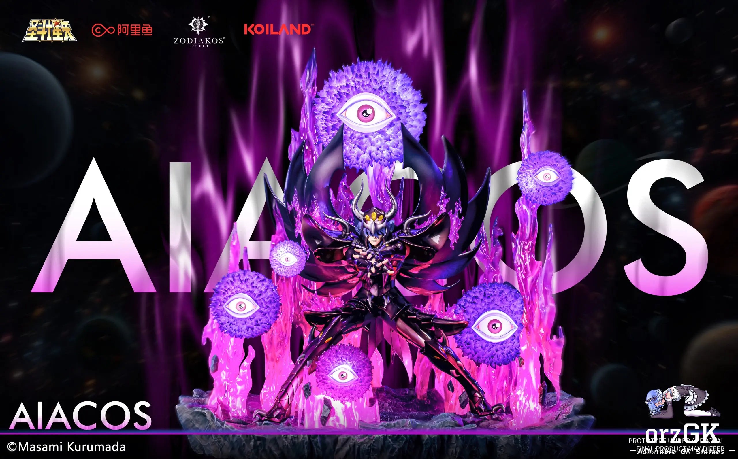 Zodiakos Studio - Saint Seiya Aiacos Masami Kurumada (Licensed)