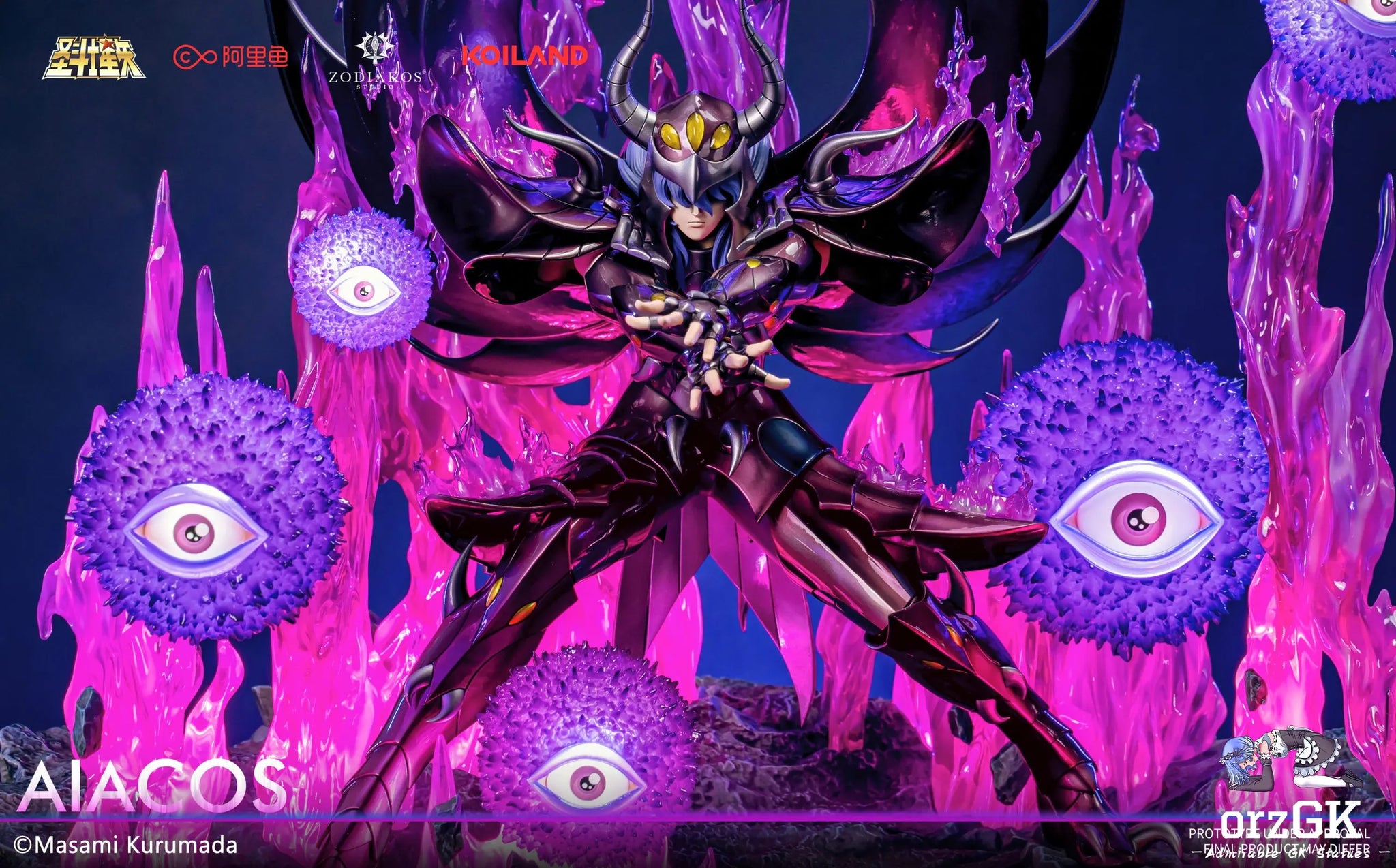 Zodiakos Studio - Saint Seiya Aiacos Masami Kurumada (Licensed)