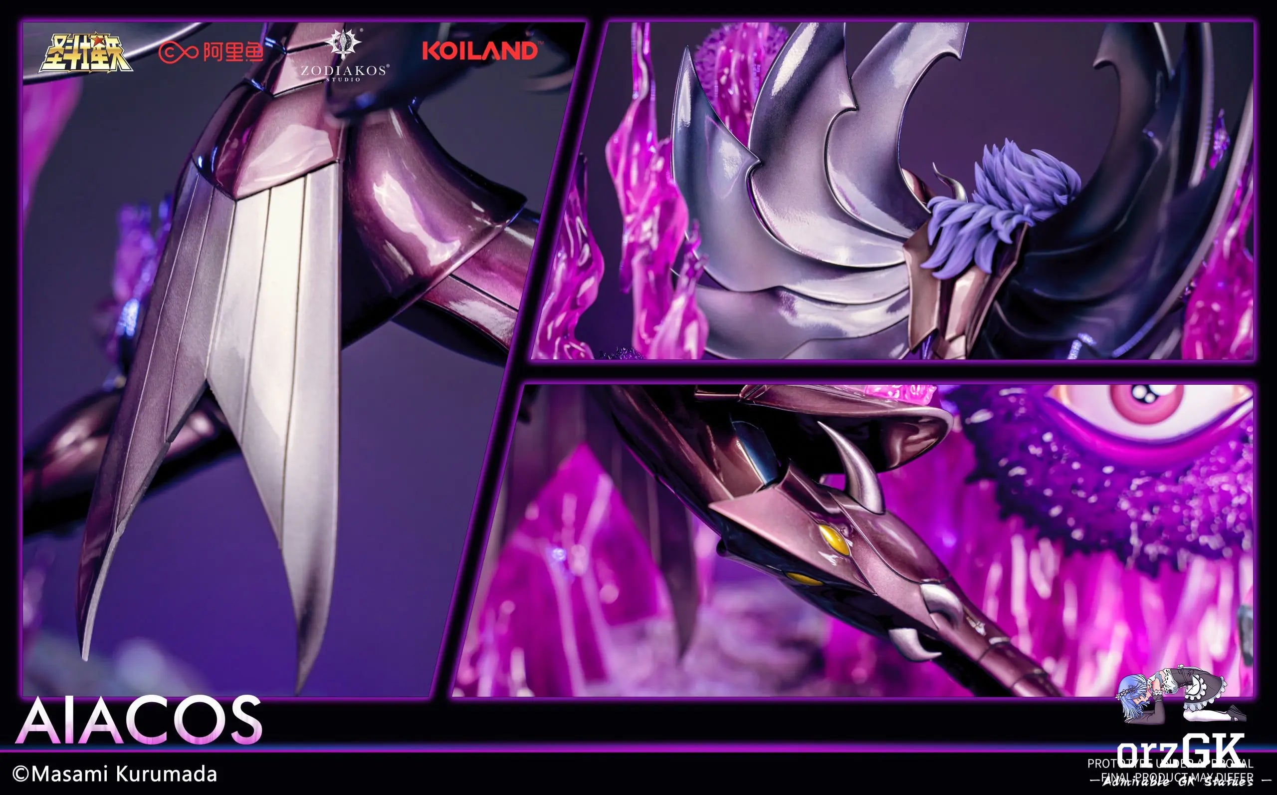 Zodiakos Studio - Saint Seiya Aiacos Masami Kurumada (Licensed)