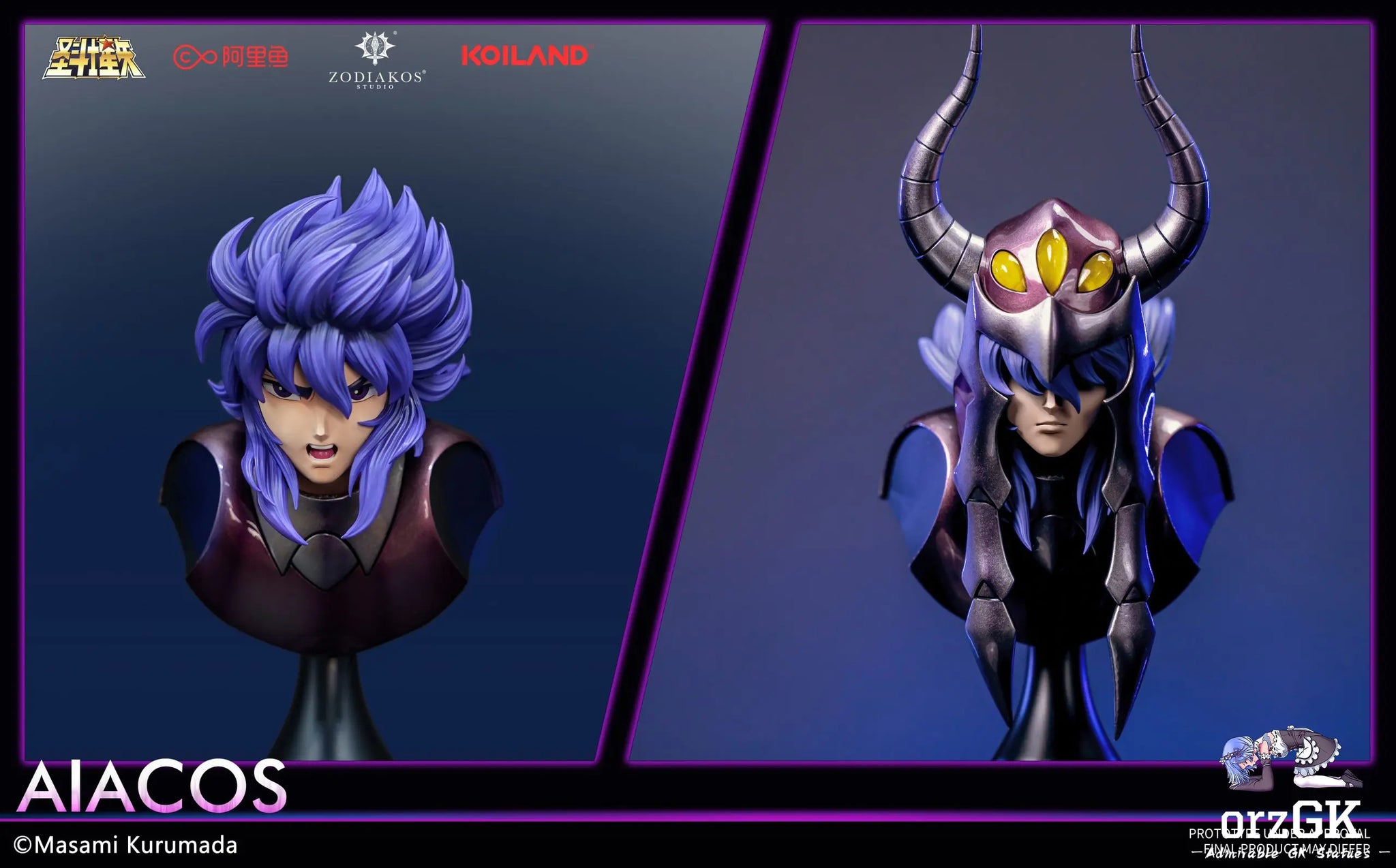 Zodiakos Studio - Saint Seiya Aiacos Masami Kurumada (Licensed)
