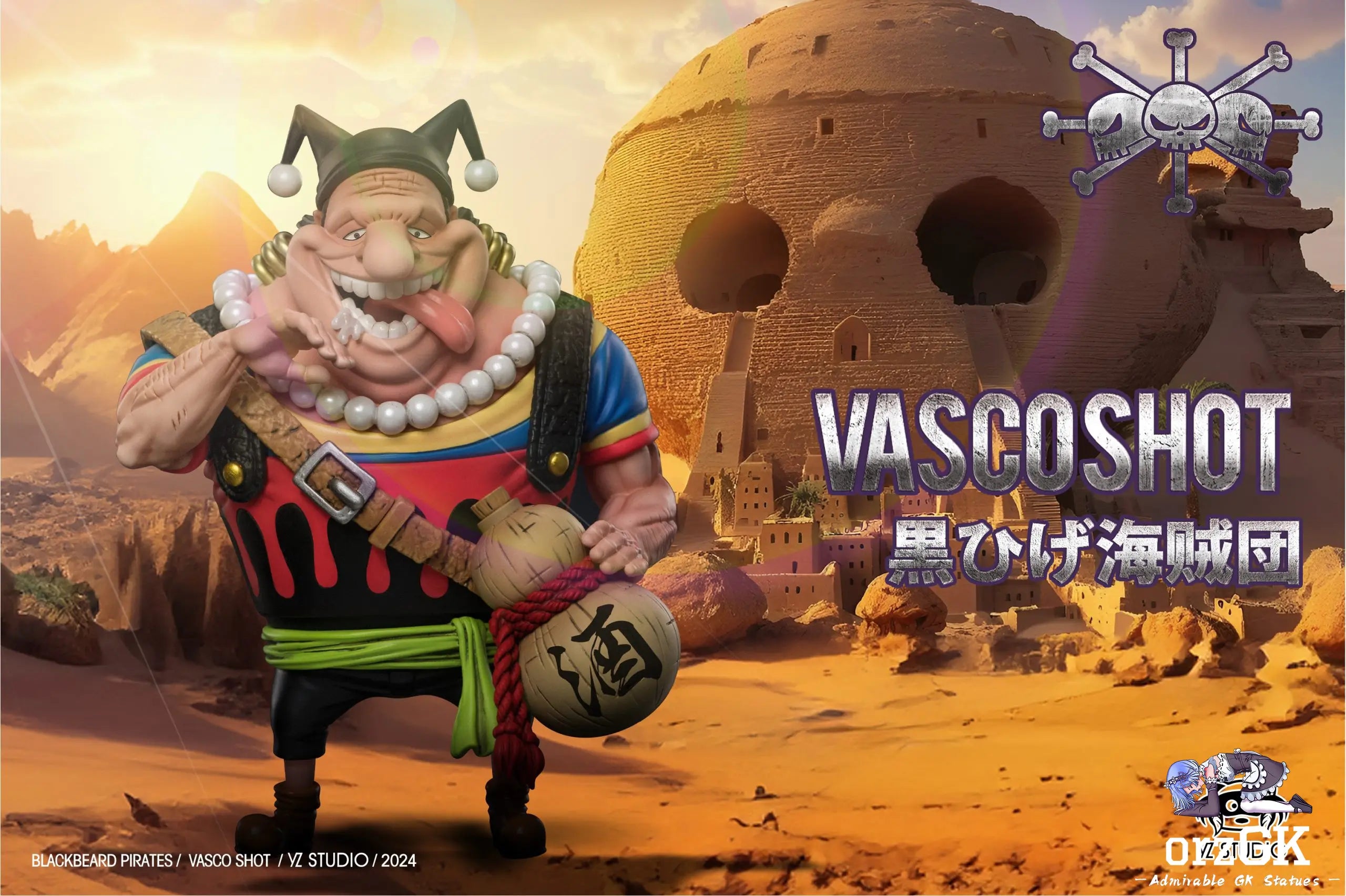 YZ Studio - One Piece Blackbeard Pirates #8 Vasco Shot