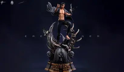 LC Studio - Attack on Titan 19 years old Eren resin statue Navy Toys anime figure