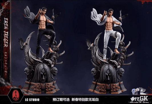 LC Studio - Attack on Titan 19 years old Eren resin statue Navy Toys anime figure
