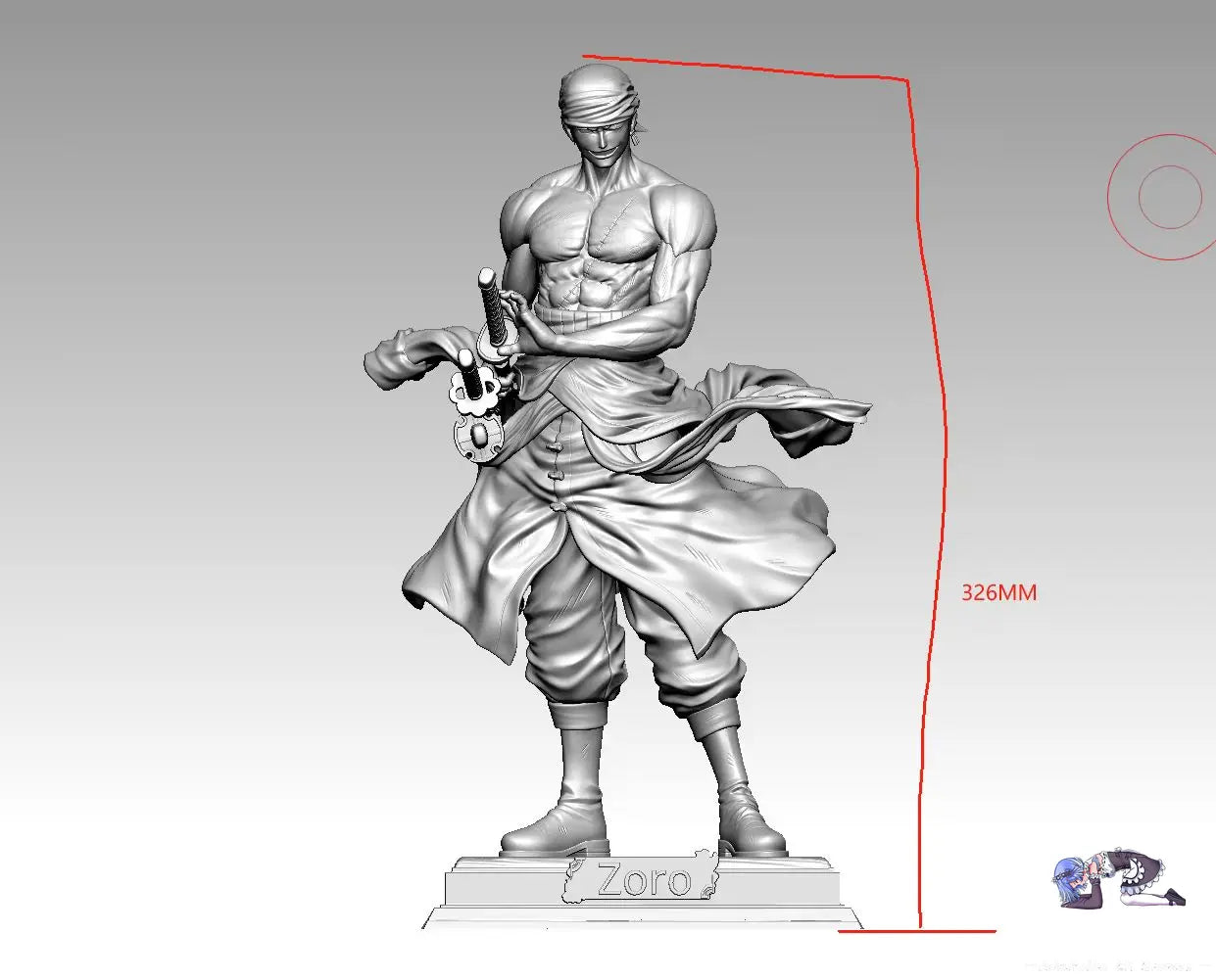 Jinshan Studio & ZORO Studio - One Piece Roronoa Zoro Series #1 Battōjutsu Roronoa Zoro