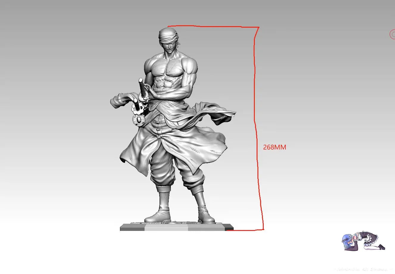 Jinshan Studio & ZORO Studio - One Piece Roronoa Zoro Series #1 Battōjutsu Roronoa Zoro