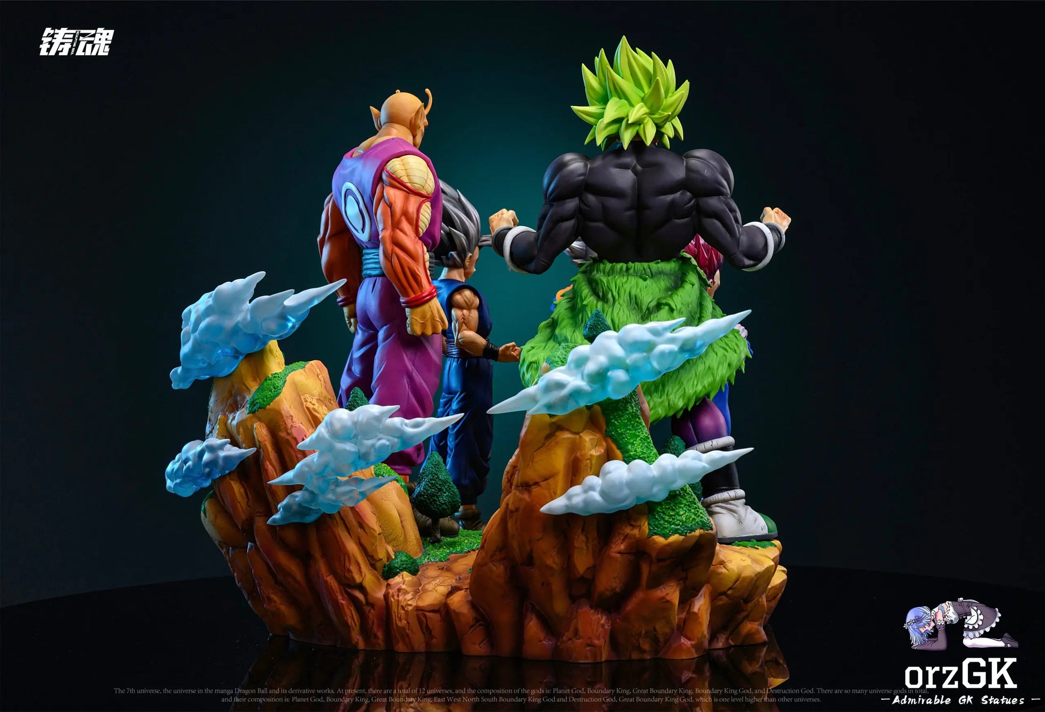 Sculpting Soul Studio - Super Warriors of Universe 7 (Goku, Vegeta, Gohan, Piccolo, Broly)