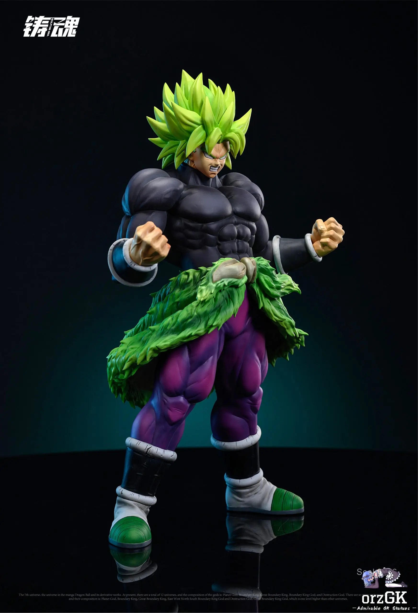 Sculpting Soul Studio - Super Warriors of Universe 7 (Goku, Vegeta, Gohan, Piccolo, Broly)