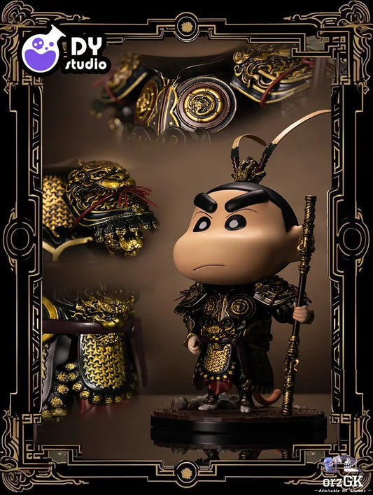 DY Studio - Crayon Shin - chan Black Goku Nohara Shinnosuke Bajie Buriburizaemon resin statue Navy Toys anime figure