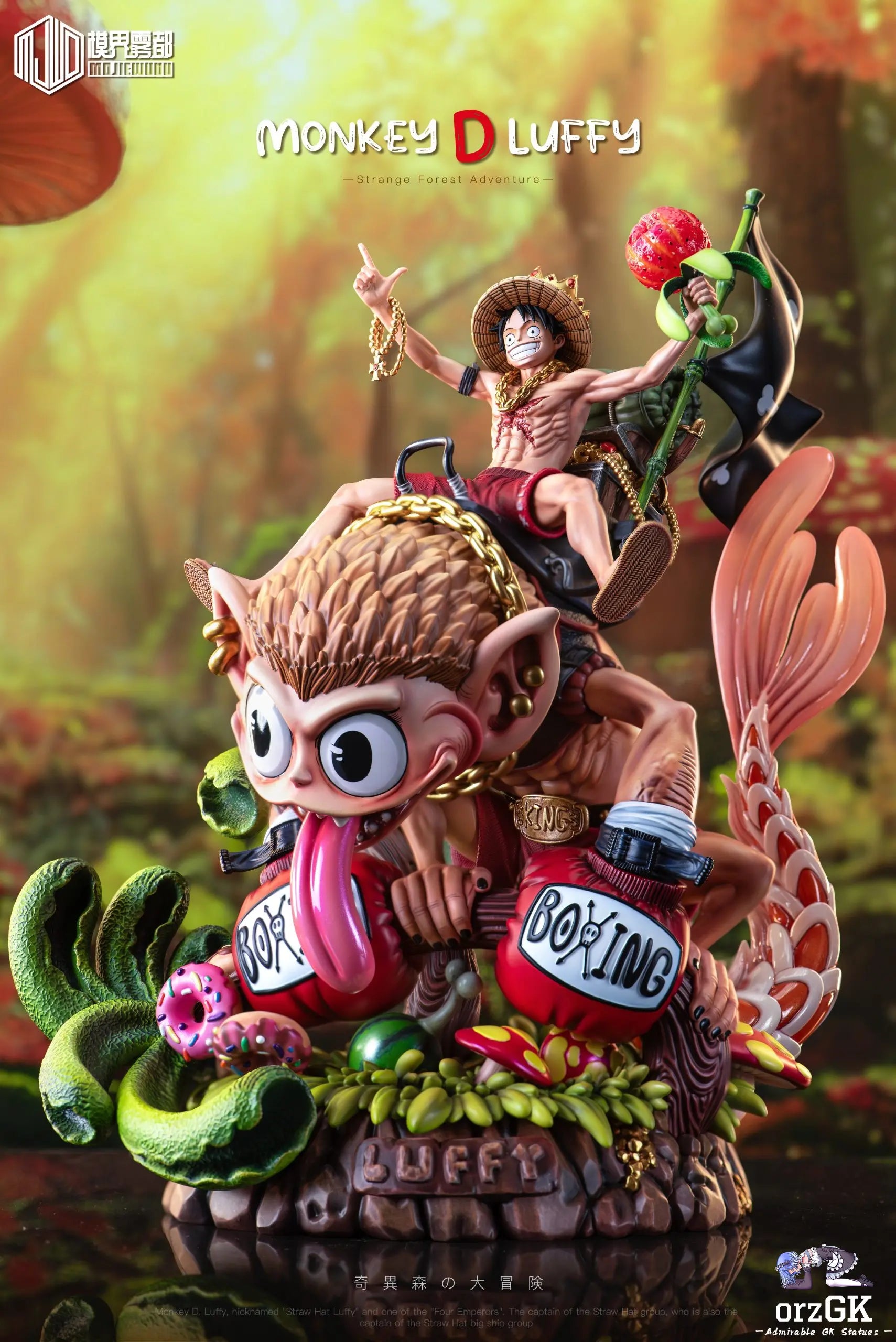 Mo Jie Wu Du Studio - One Piece Strange Forest Adventure #4 Luffy & Fishtail Monkey