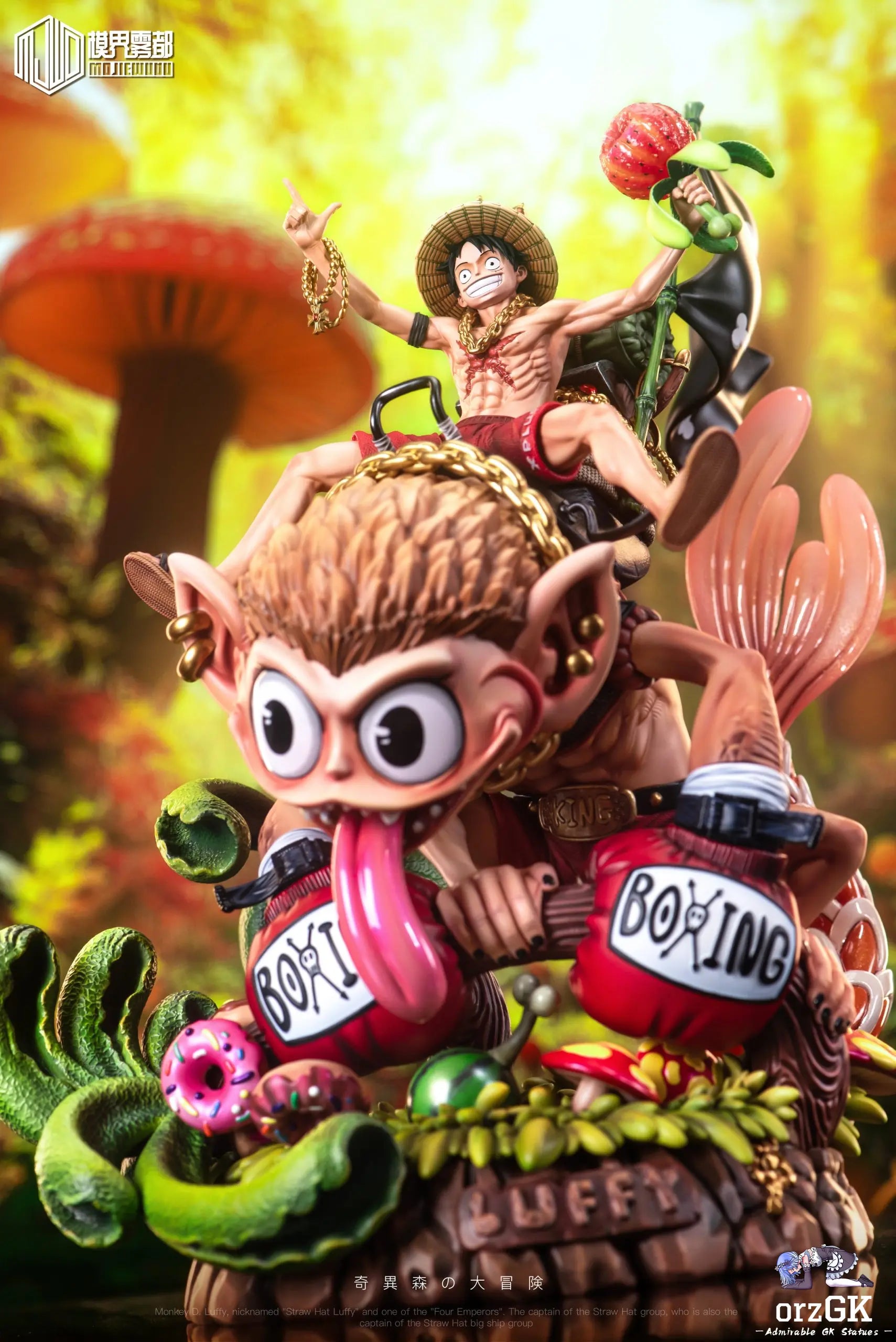 Mo Jie Wu Du Studio - One Piece Strange Forest Adventure #4 Luffy & Fishtail Monkey