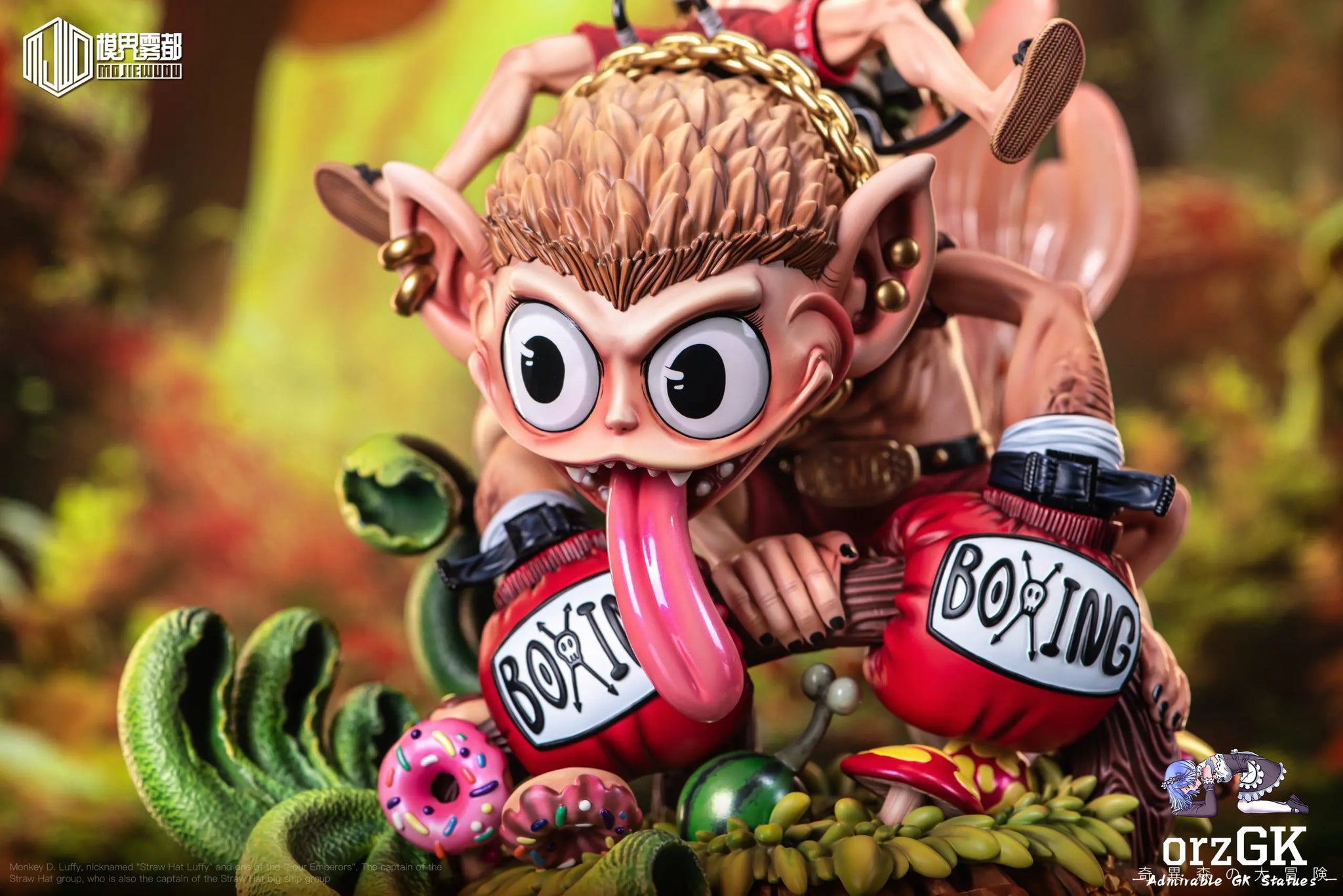 Mo Jie Wu Du Studio - One Piece Strange Forest Adventure #4 Luffy & Fishtail Monkey