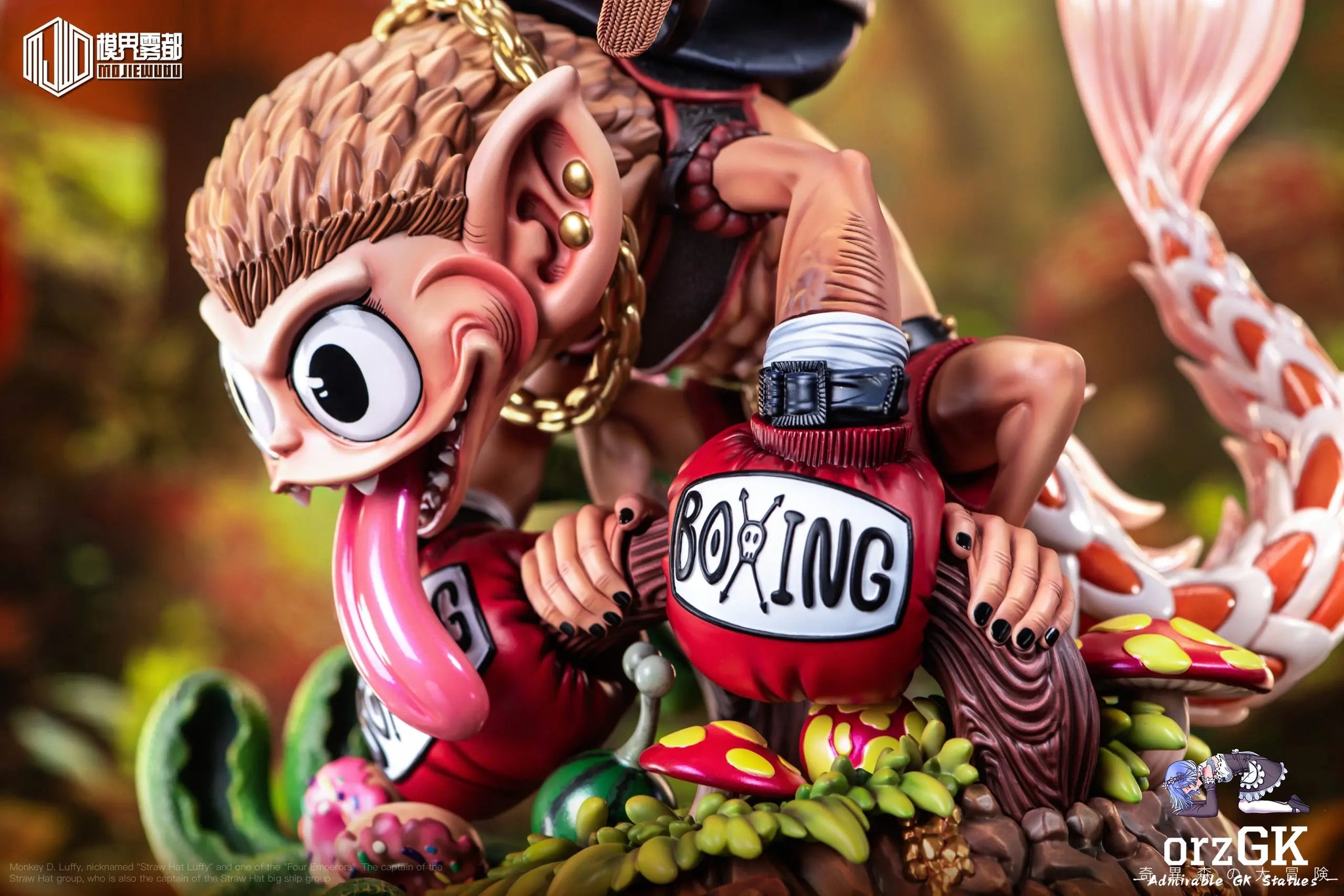 Mo Jie Wu Du Studio - One Piece Strange Forest Adventure #4 Luffy & Fishtail Monkey