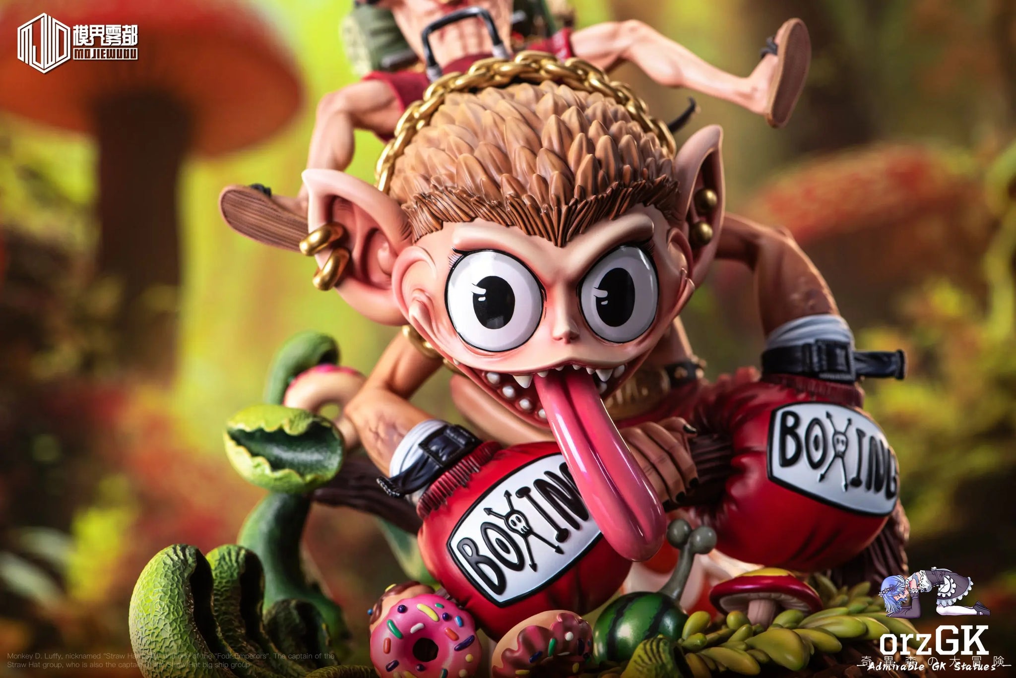 Mo Jie Wu Du Studio - One Piece Strange Forest Adventure #4 Luffy & Fishtail Monkey
