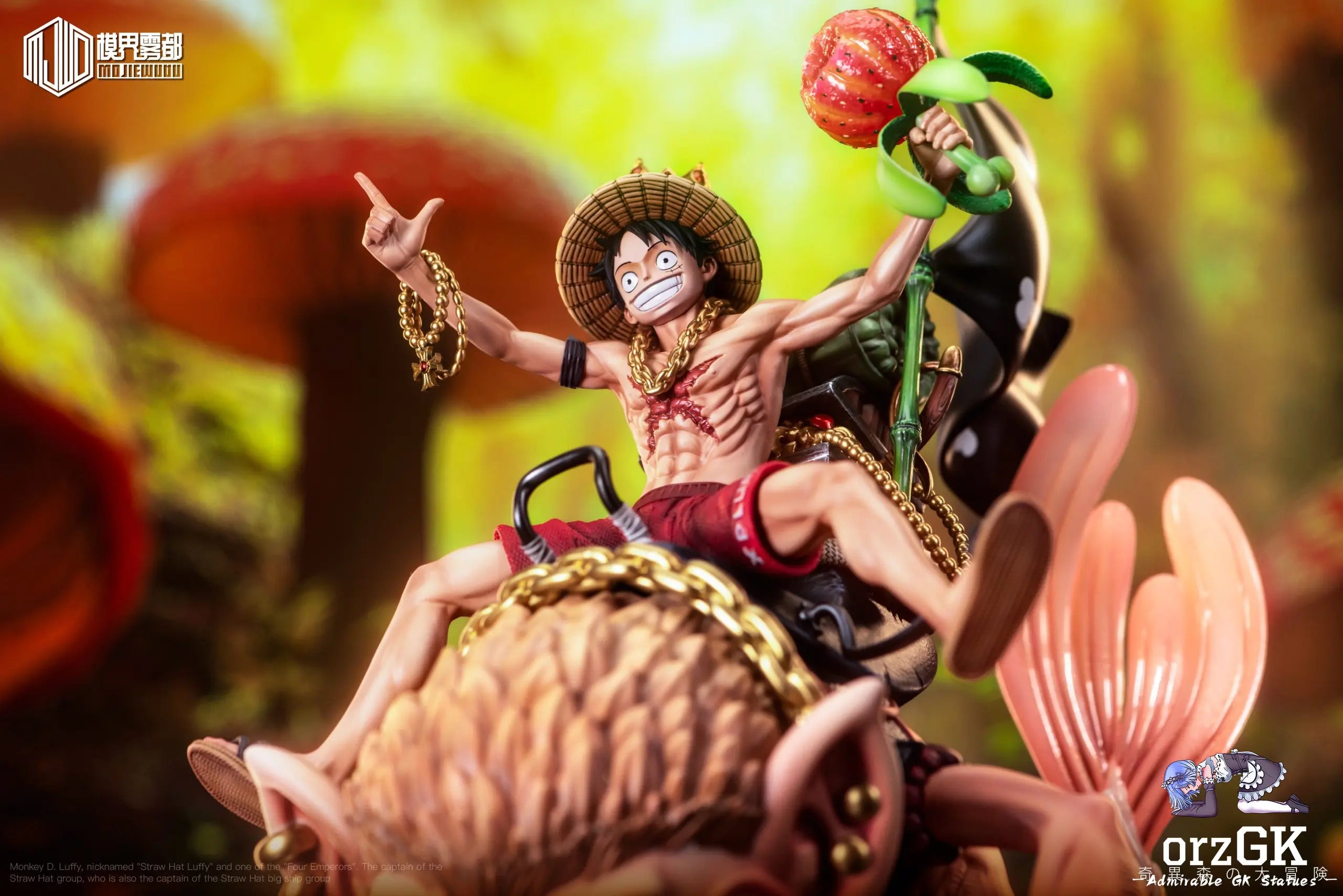 Mo Jie Wu Du Studio - One Piece Strange Forest Adventure #4 Luffy & Fishtail Monkey