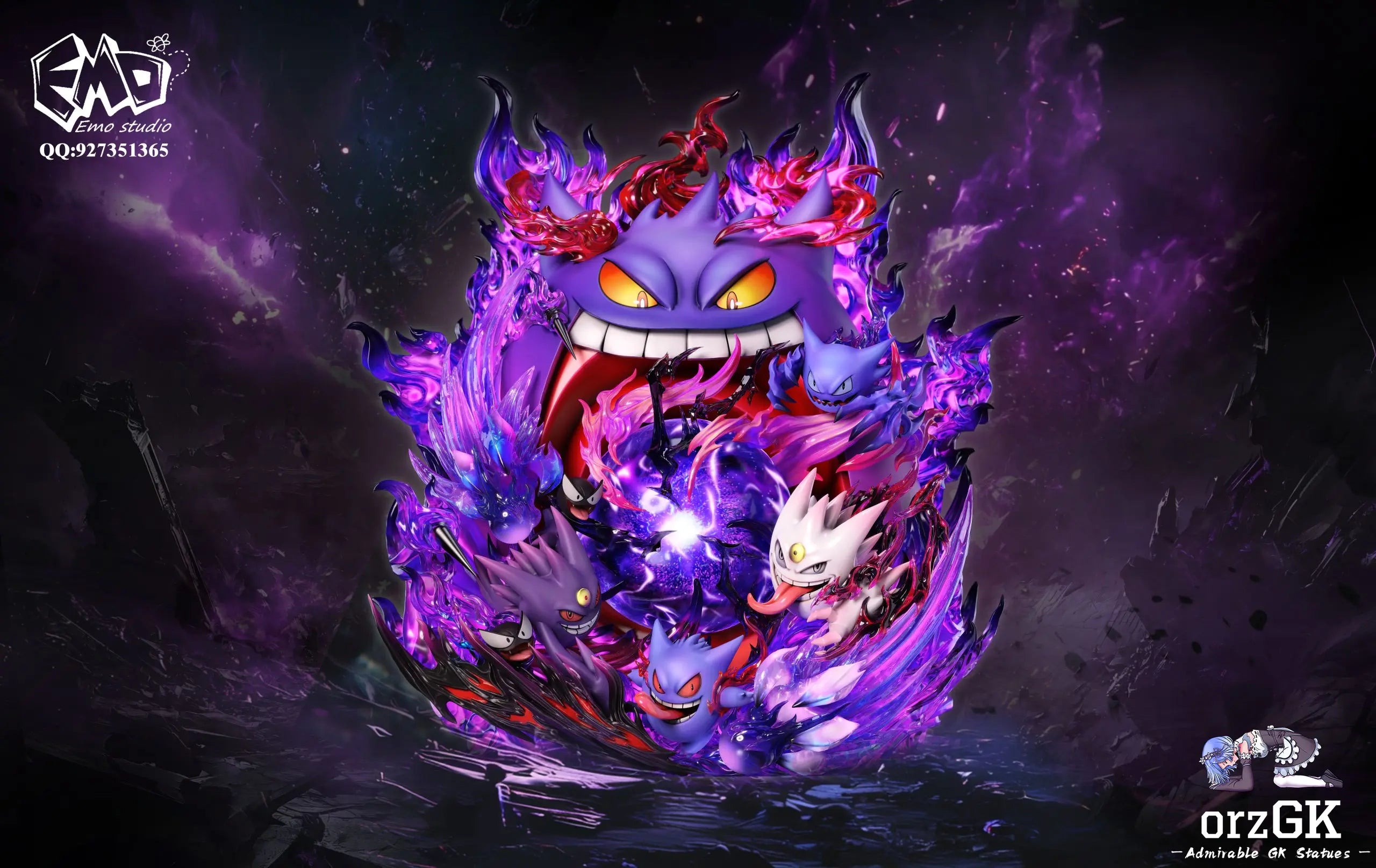 Emo Studio - Pokemon Emo Graduation Model #1 Gengar