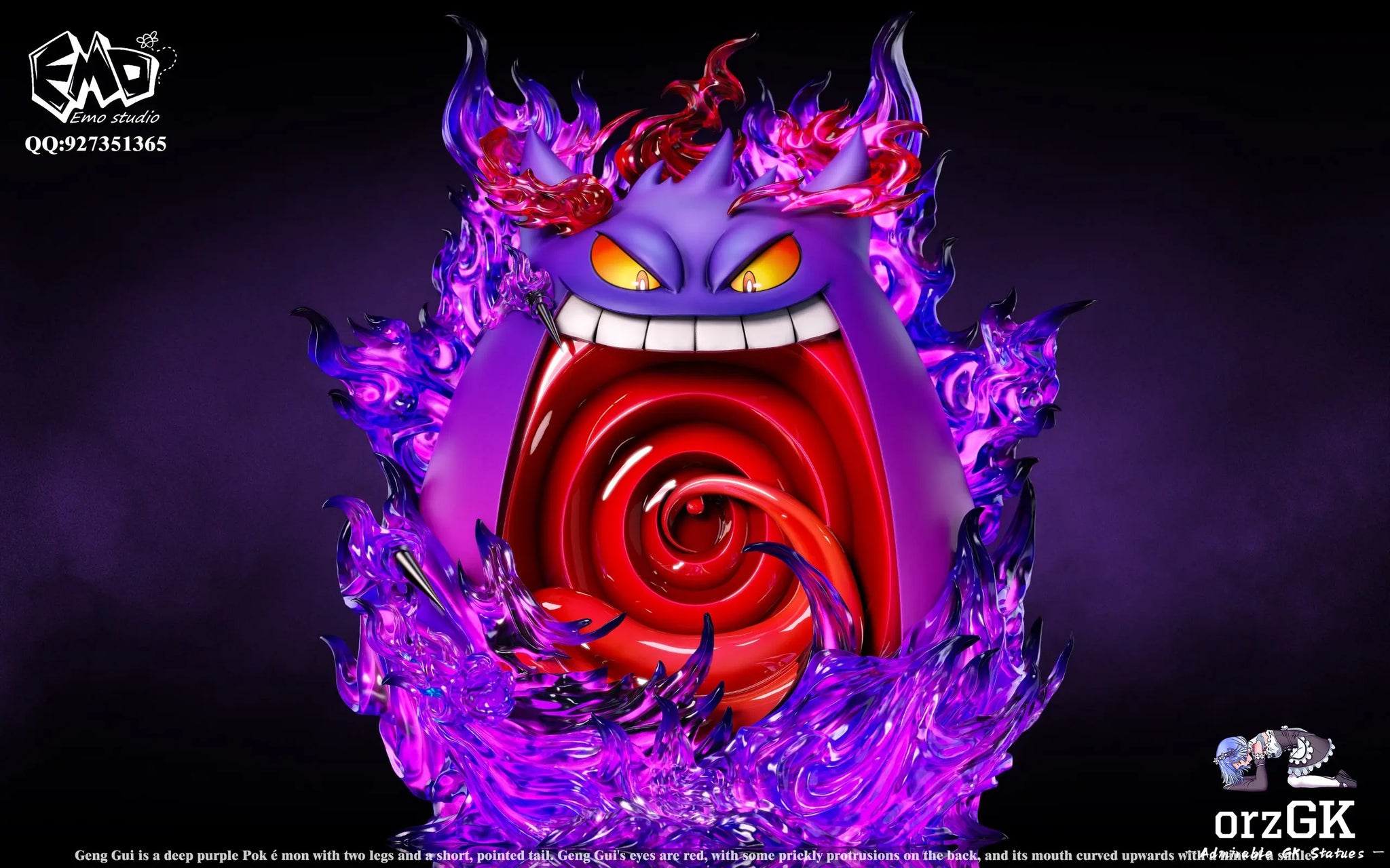 Emo Studio - Pokemon Emo Graduation Model #1 Gengar