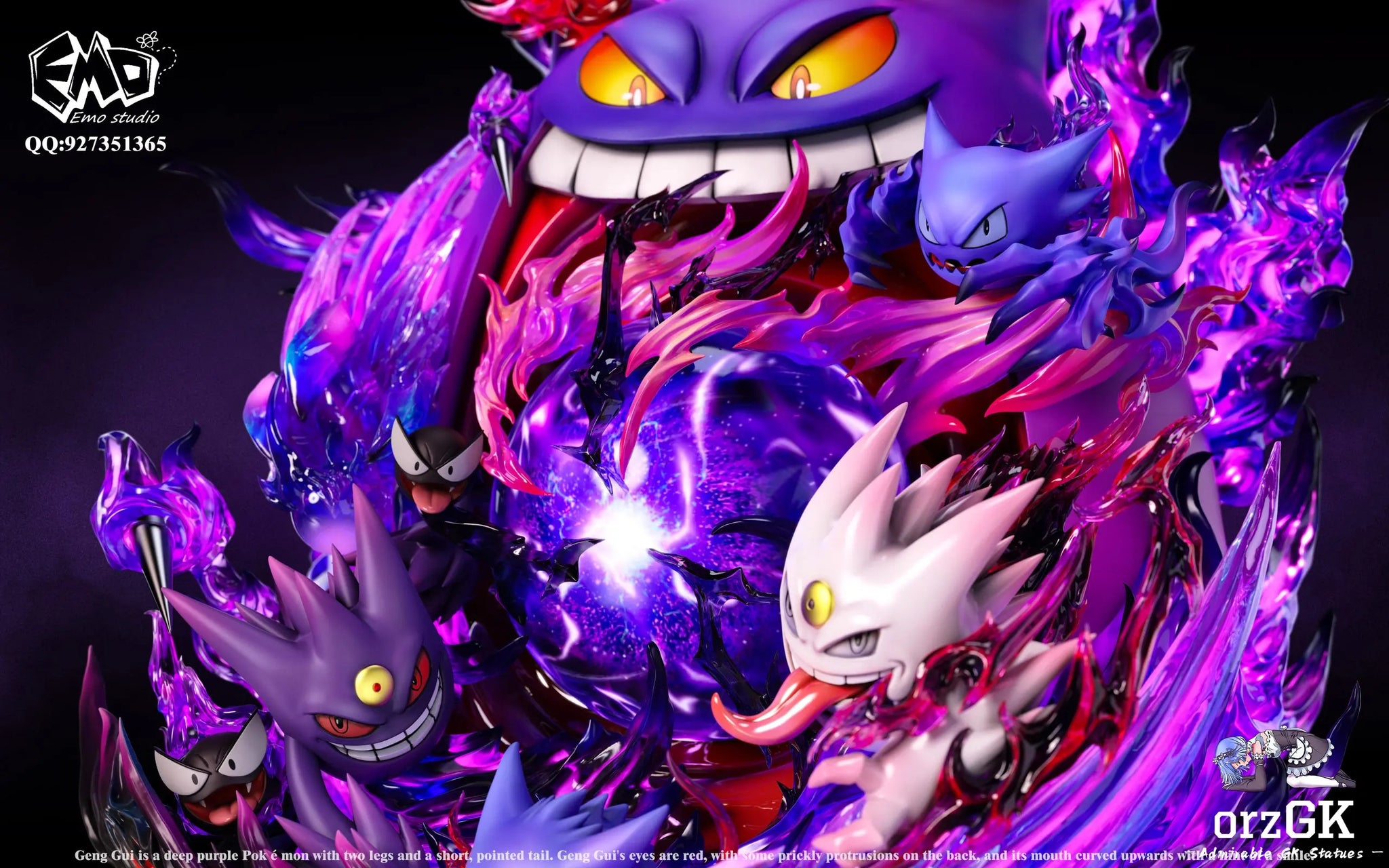 Emo Studio - Pokemon Emo Graduation Model #1 Gengar