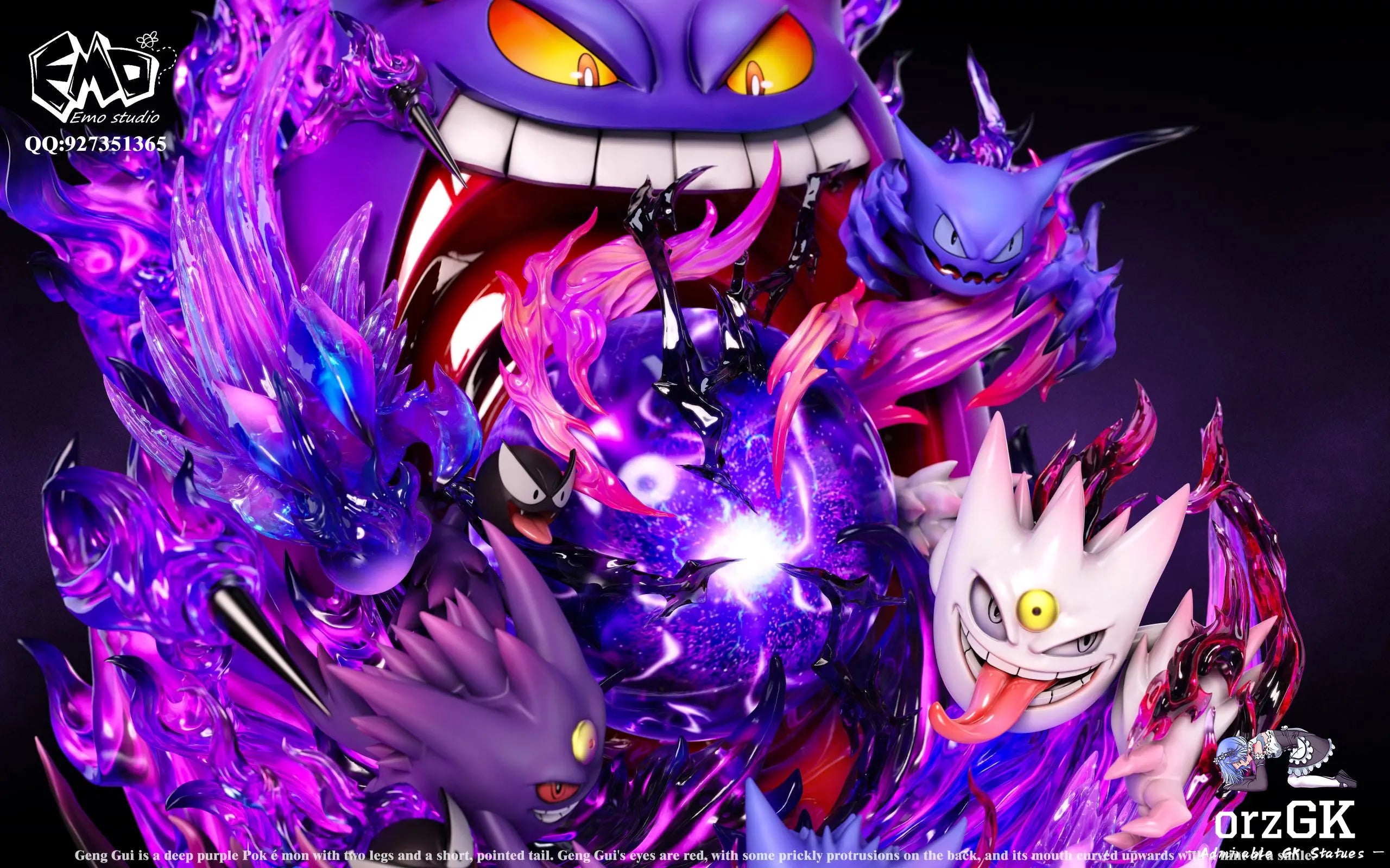 Emo Studio - Pokemon Emo Graduation Model #1 Gengar